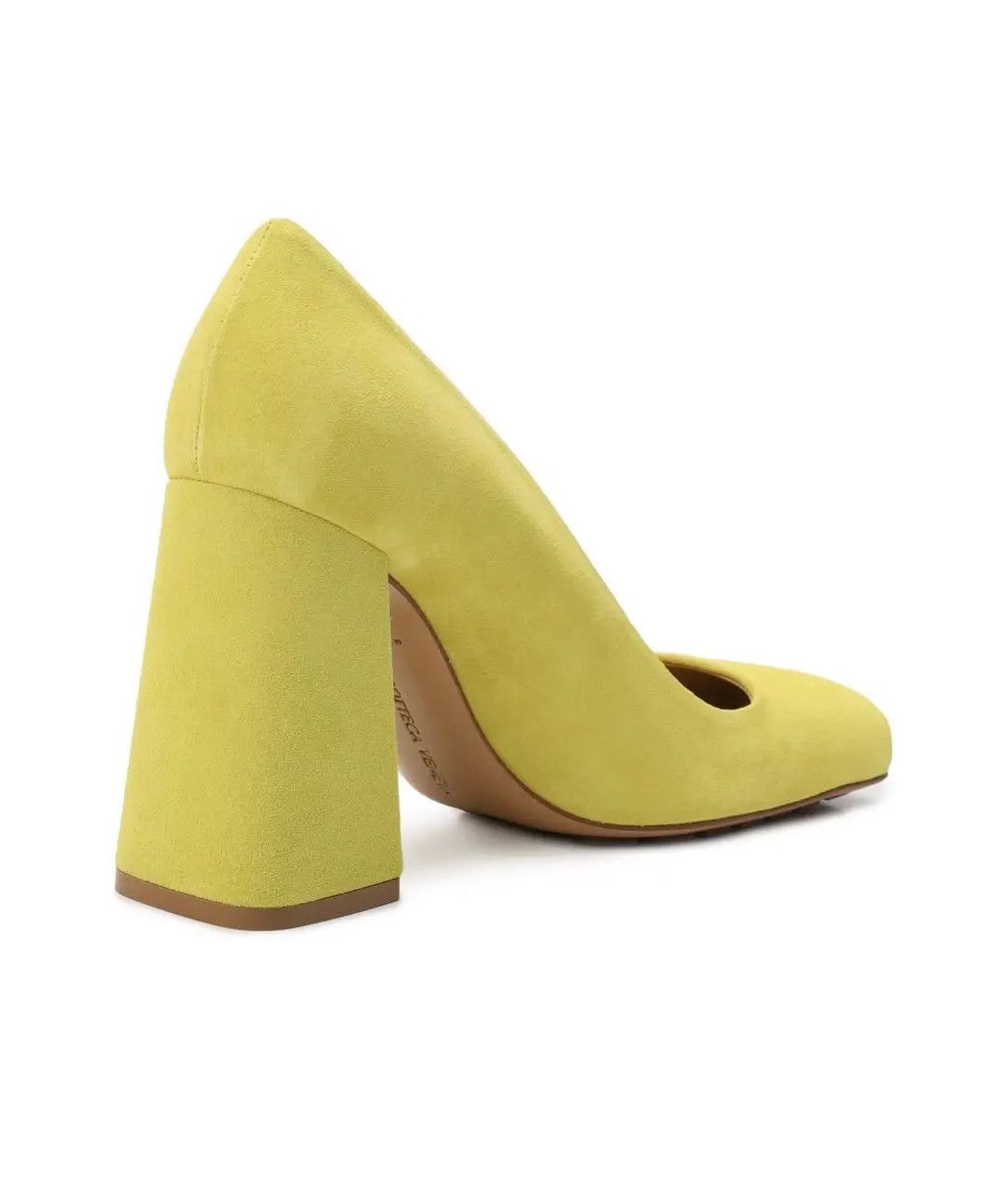 Bottega Veneta o1y0725 Leather Pumps in Lime Green Size US 7 / IT 37 - 2 Thumbnail