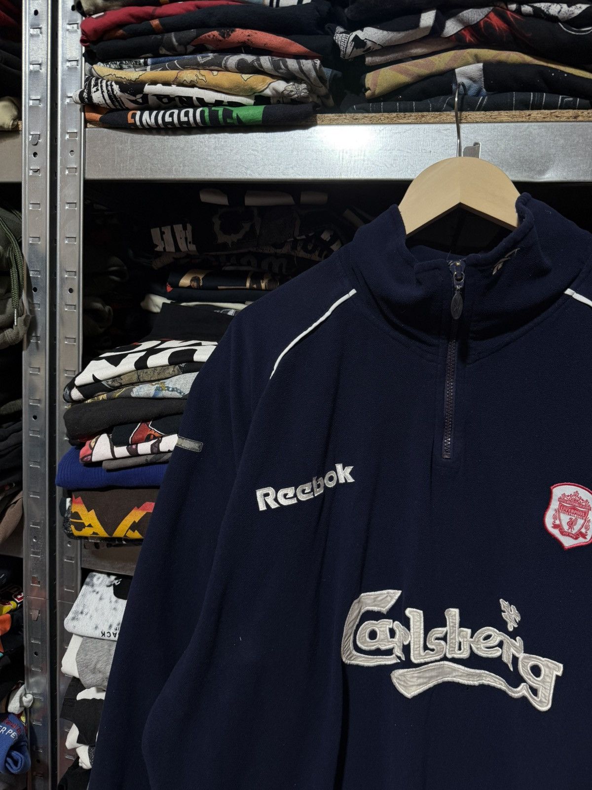 Reebok LIVERPOOL SOCCER TRAINING 1/4 ZIP SWEATSHIRT FLEECE REEBOK Size US XXL / EU 58 / 5 - 3 Thumbnail