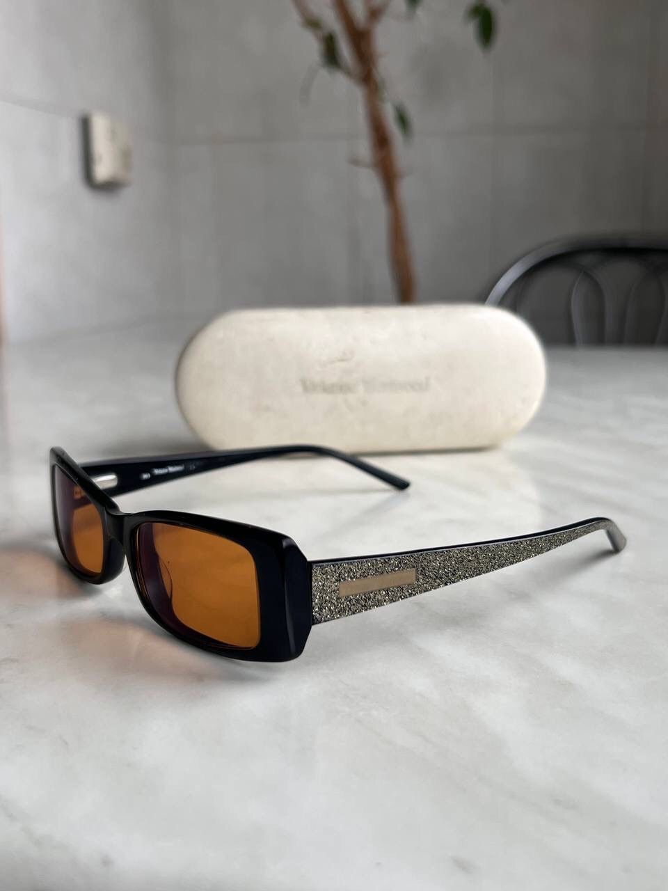 Vivienne Westwood Vivienne Westwood Vintage Shine Glitter Frame Eyeglasses Y2K Size ONE SIZE - 2 Thumbnail