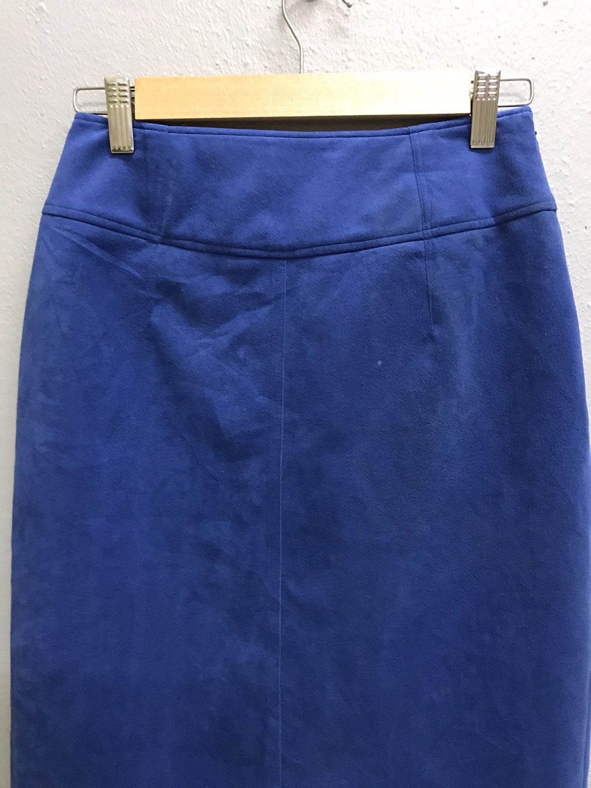 Japanese Brand × Vintage UNITED TOKTO SYNTHETIC LEATHER SKIRT Size 26" / US 2 / IT 38 - 4 Thumbnail