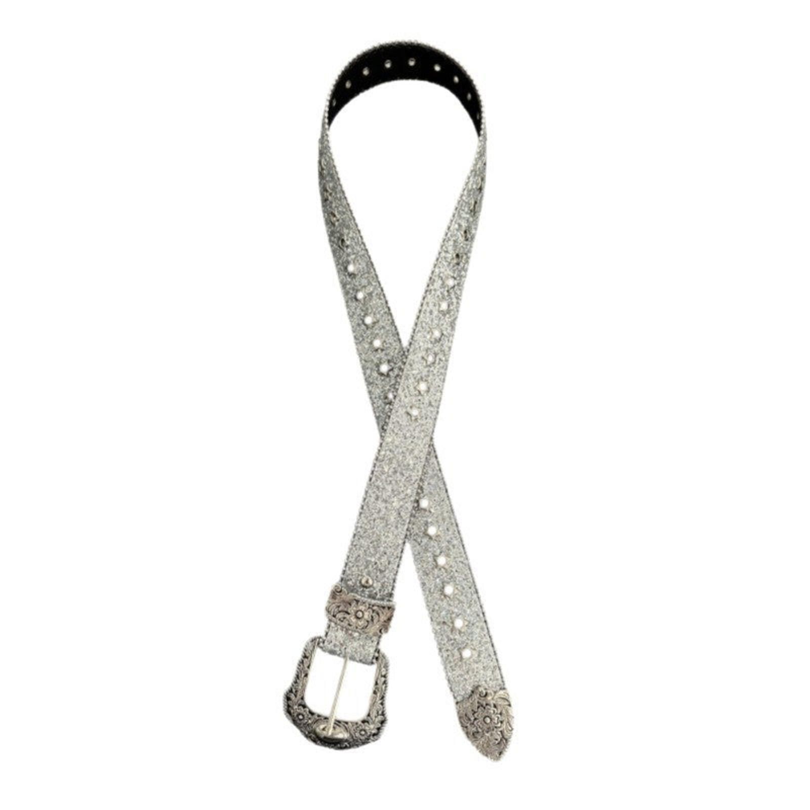 Other Galaxy Crystal Western Belt | Silver Diamond Street Size ONE SIZE - 5 Thumbnail