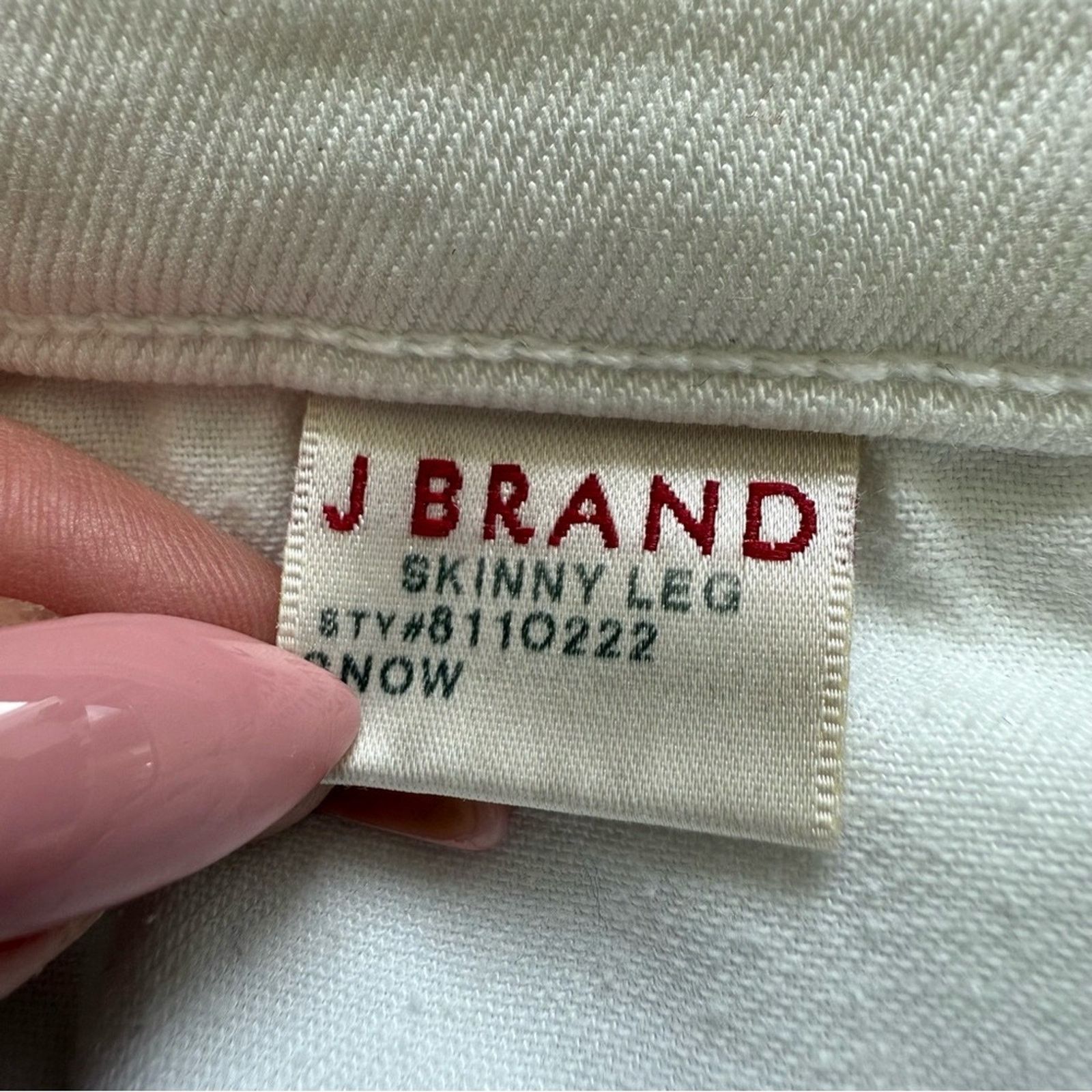 J Brand J Brand women skinny jeans size 26 US Size 26" / US 2 / IT 38 - 10 Thumbnail