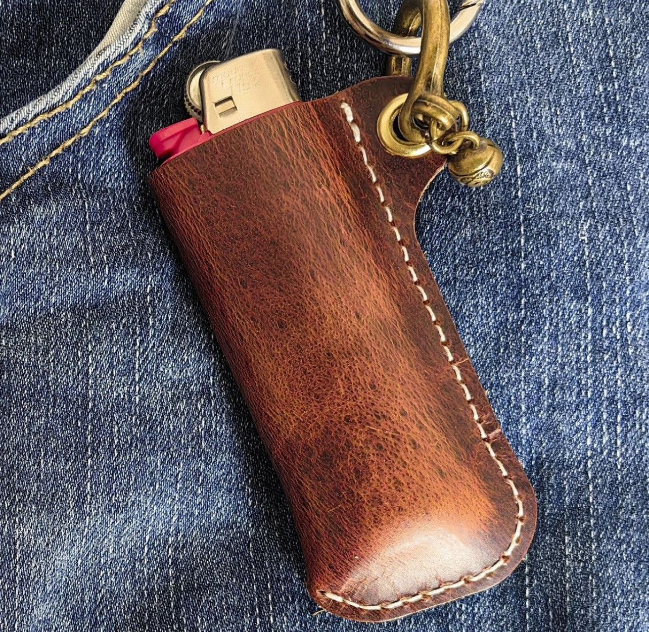 Other Genuine Leather Lighter Case Holder Size ONE SIZE - 4 Thumbnail