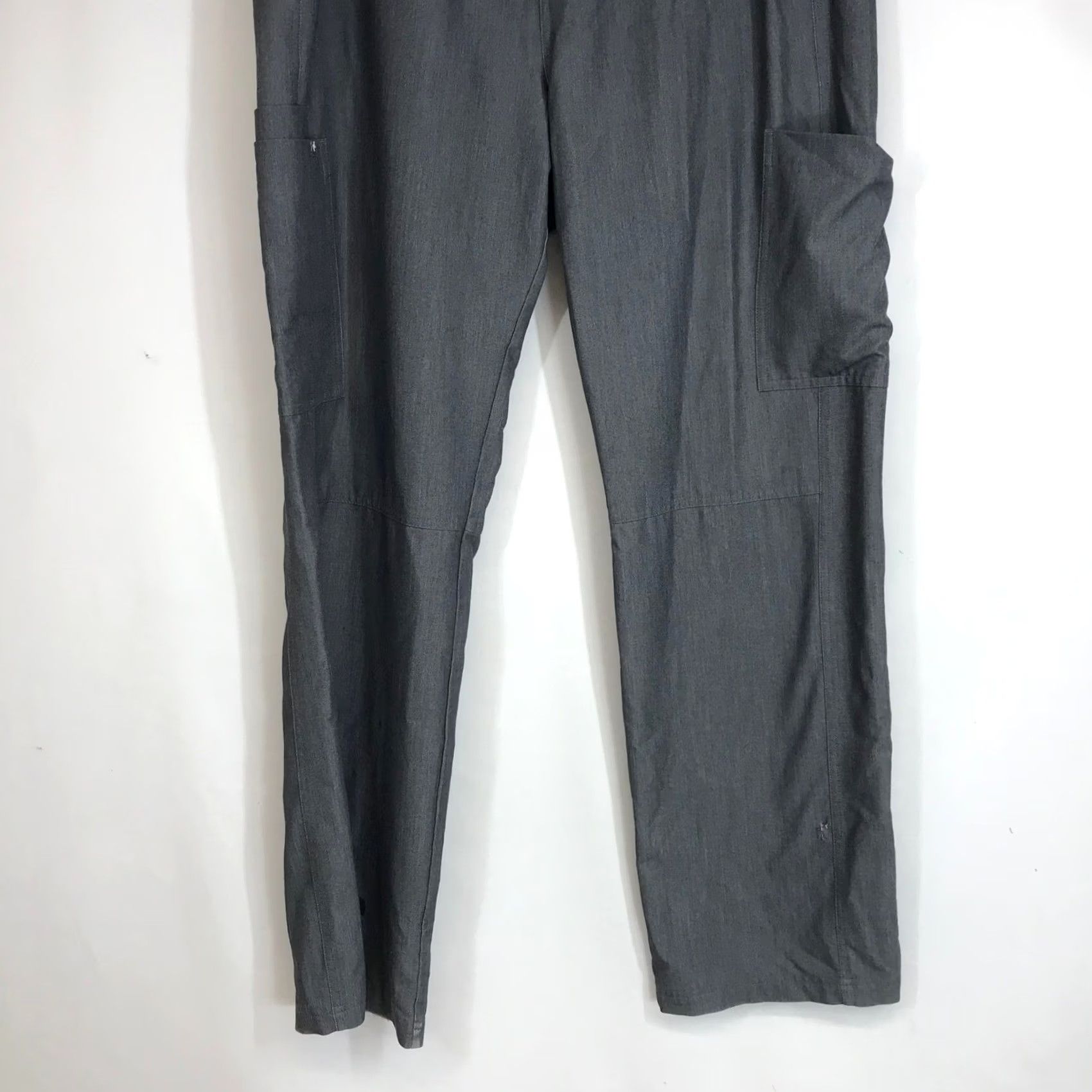Vintage FIGS Mens XL T2001 Technical Scrub Pants Heather Charcoal Grey Cargo Multi-Pocket Size US 36 / EU 52 - 3 Thumbnail