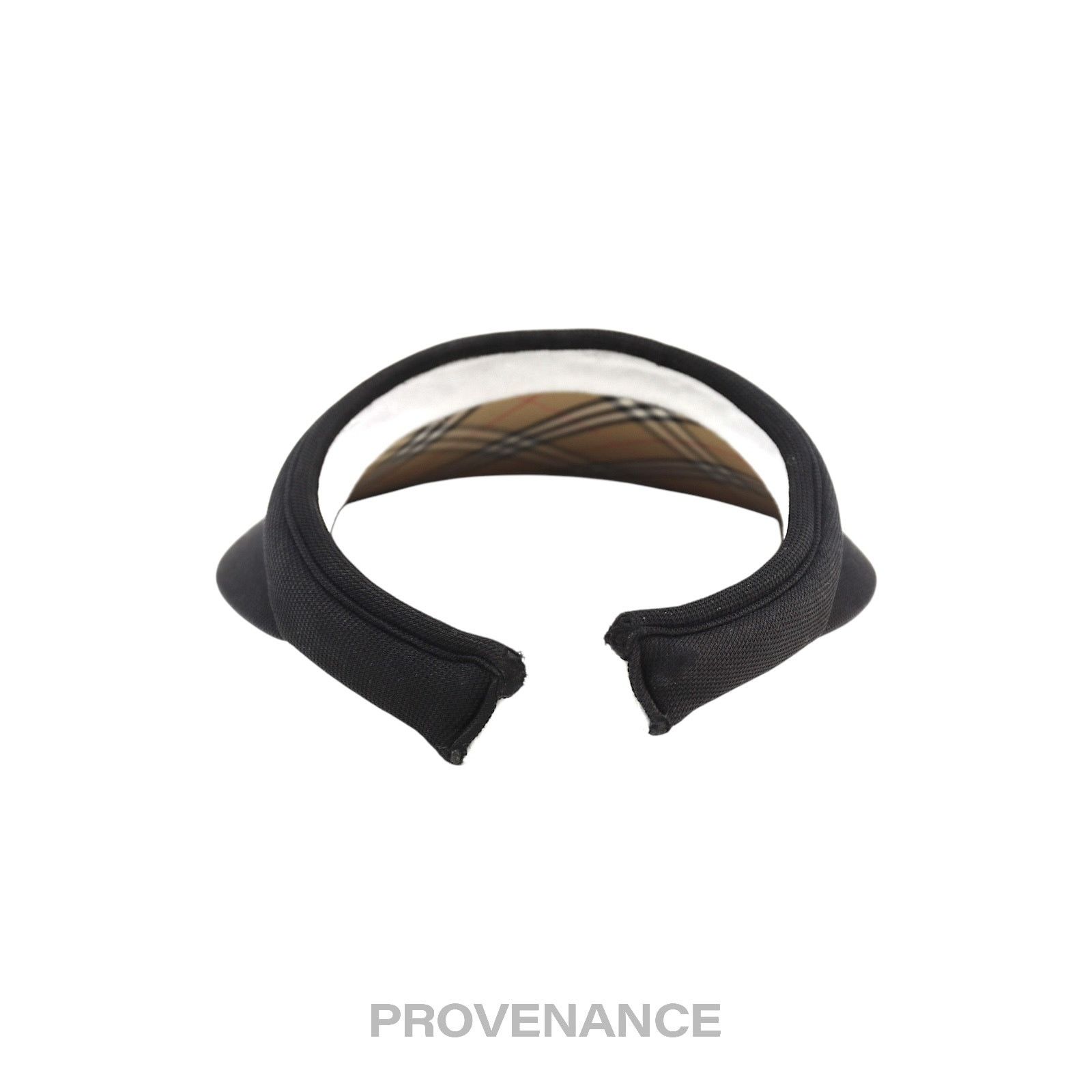 Burberry 🔴 Burberry Golf Visor - Nova Check Black Size ONE SIZE - 5 Thumbnail