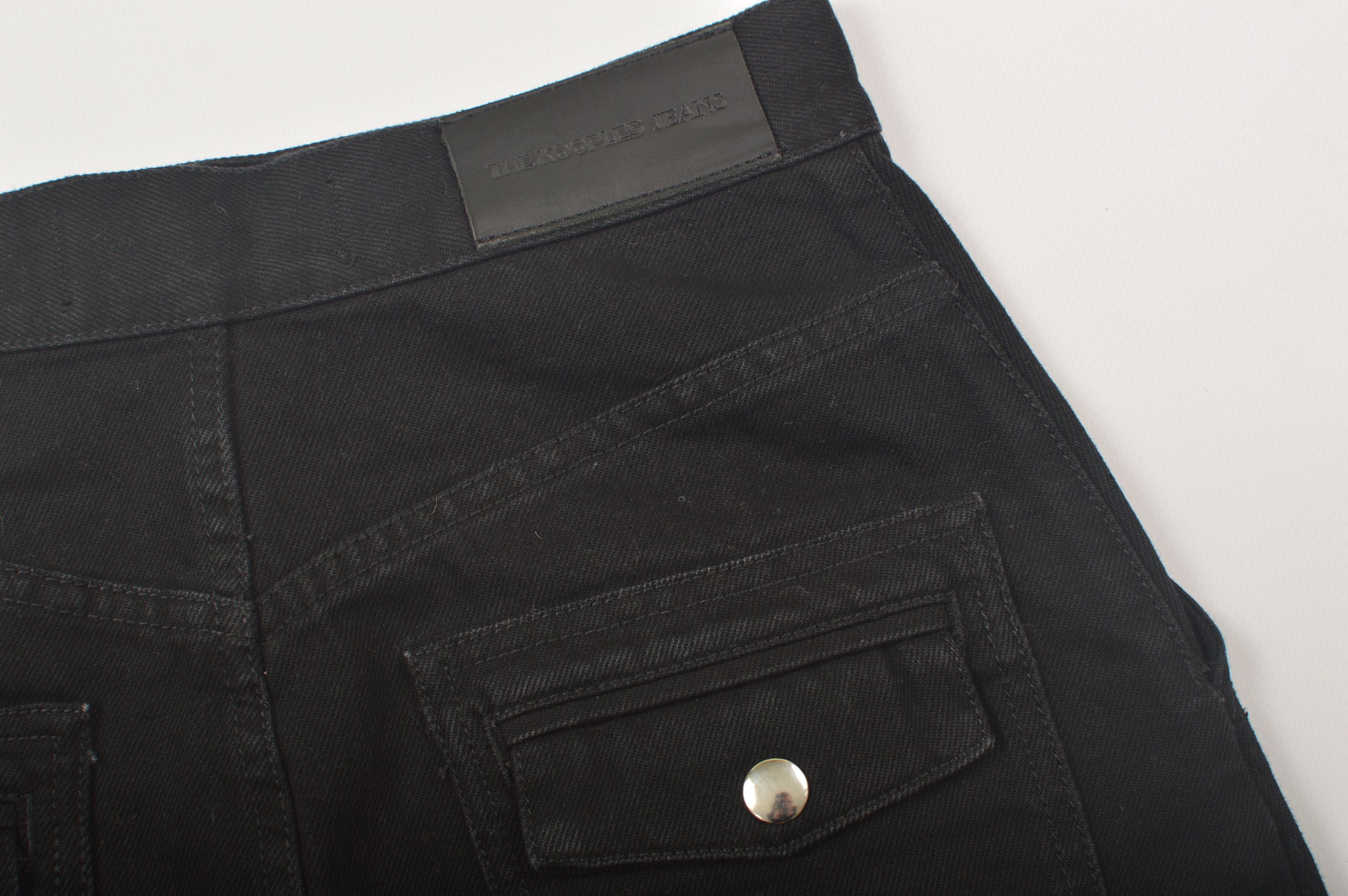 The Kooples The Kooples Jeans FJUP19040J Black Denim Skirt Size 26" / US 2 / IT 38 - 6 Thumbnail