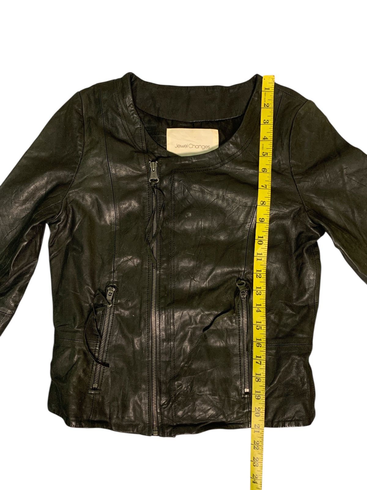 Genuine Leather Rare Design Vintage Jewel Changes Leather Jackets Size M / US 6-8 / IT 42-44 - 12 Thumbnail