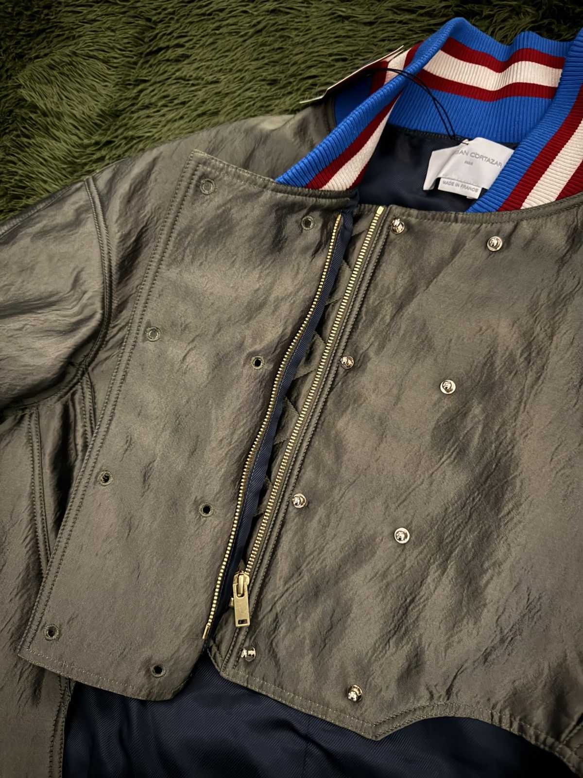 Vintage [36] Esteban Cortazar Satin Bomber Jacket Size US M / EU 48-50 / 2 - 6 Thumbnail