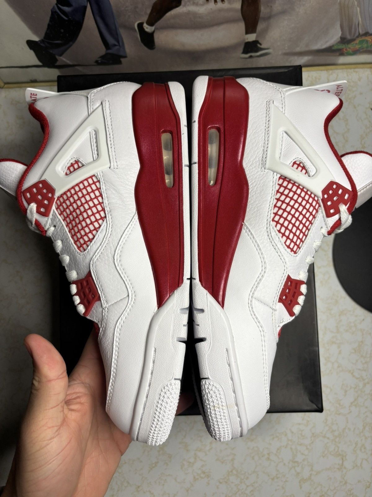 Jordan Brand Air Jordan 4 Retro Alternate 89 2016 Size US 9.5 / EU 42-43 - 3 Thumbnail