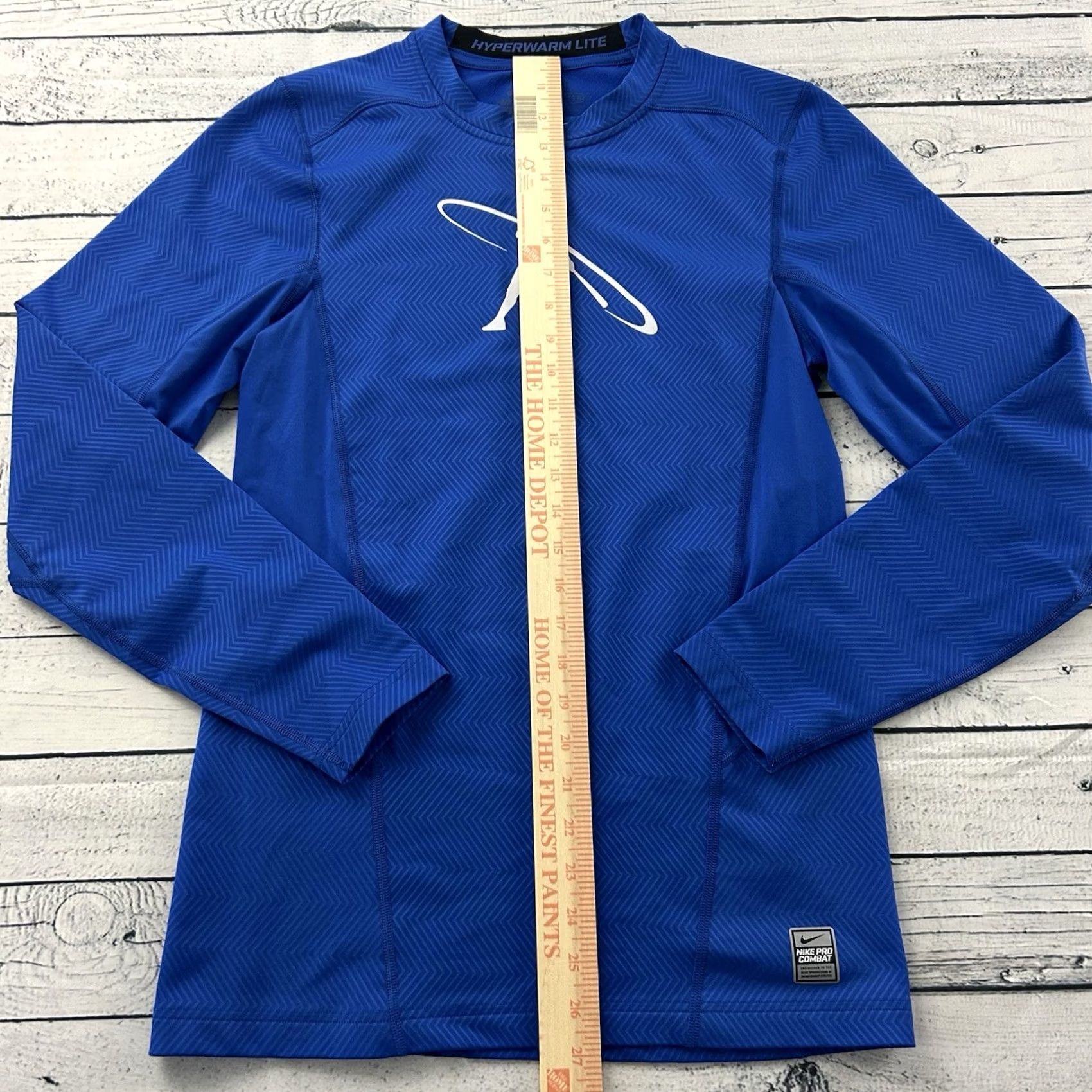 Nike Nike Pro Swingman Fitted Hyperwarm Lite Long Sleeve Shirt Men’s Small Blue Size US S / EU 44-46 / 1 - 4 Thumbnail