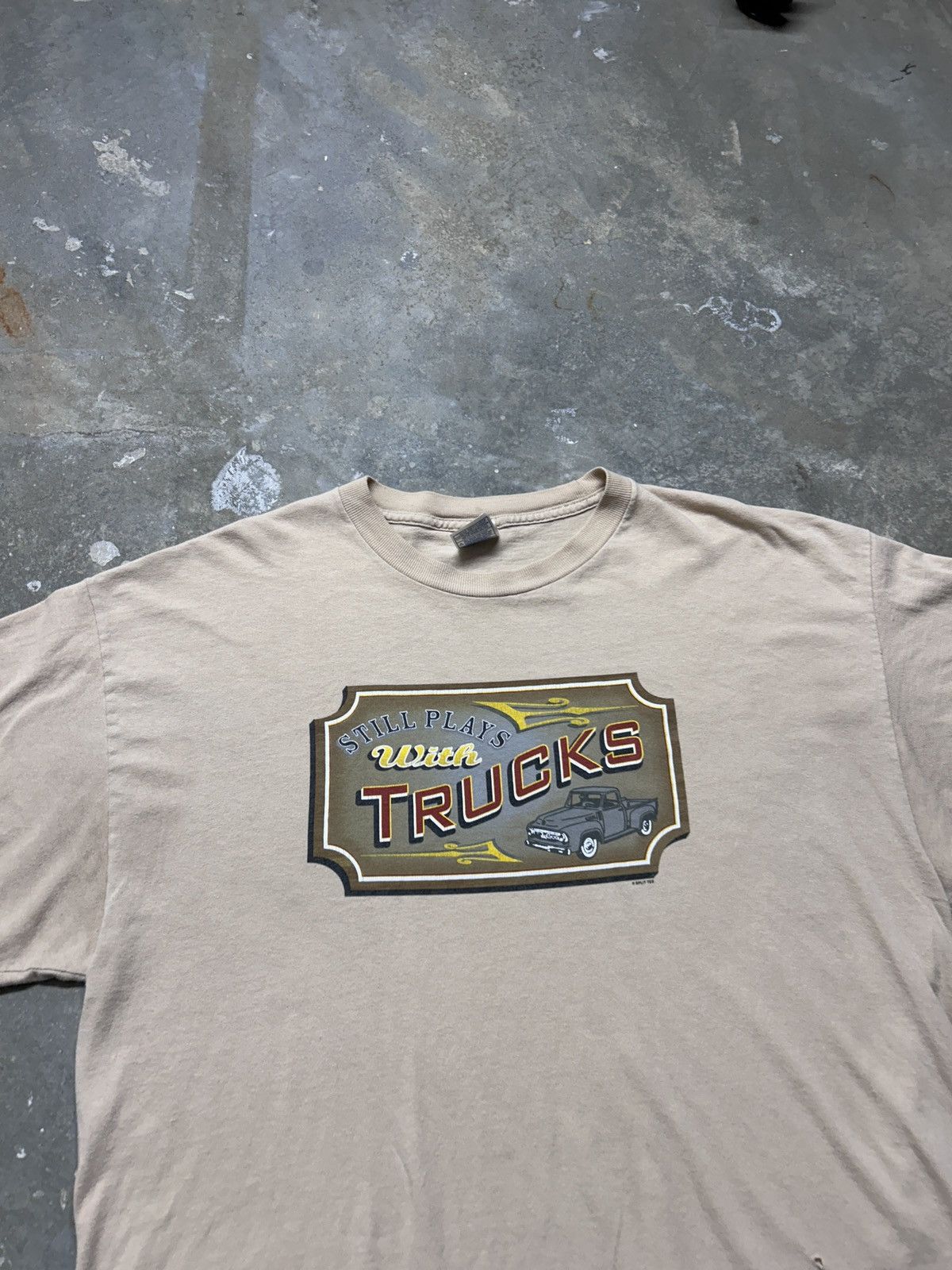 Vintage Vintage Y2K Still Plays With Trucks Humor T-Shirt Size US XL / EU 56 / 4 - 2 Thumbnail