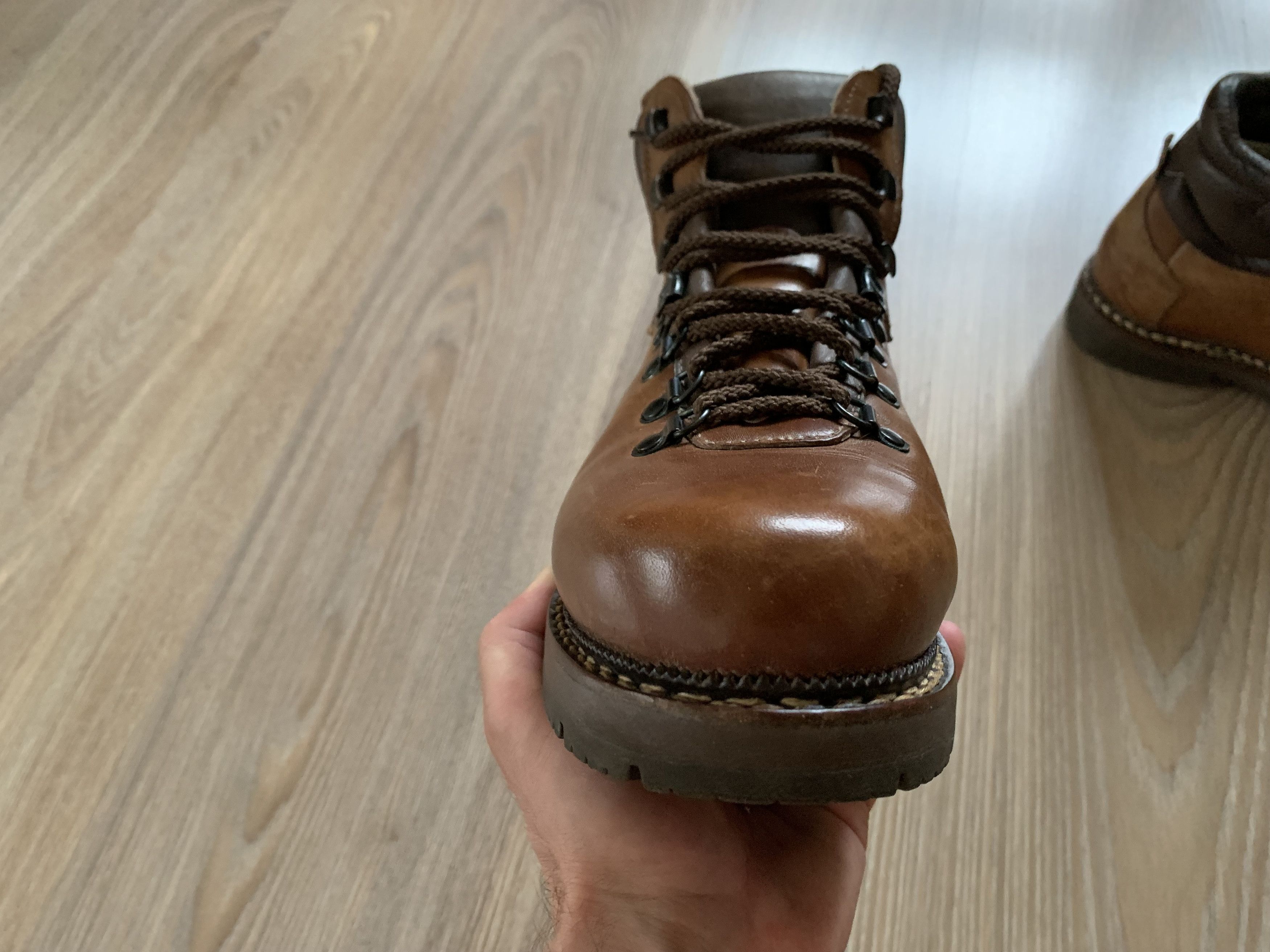 Vintage Meindl Vintage Leather Walking Hiking Boots Size US 6.5 / EU 39-40 - 5 Thumbnail
