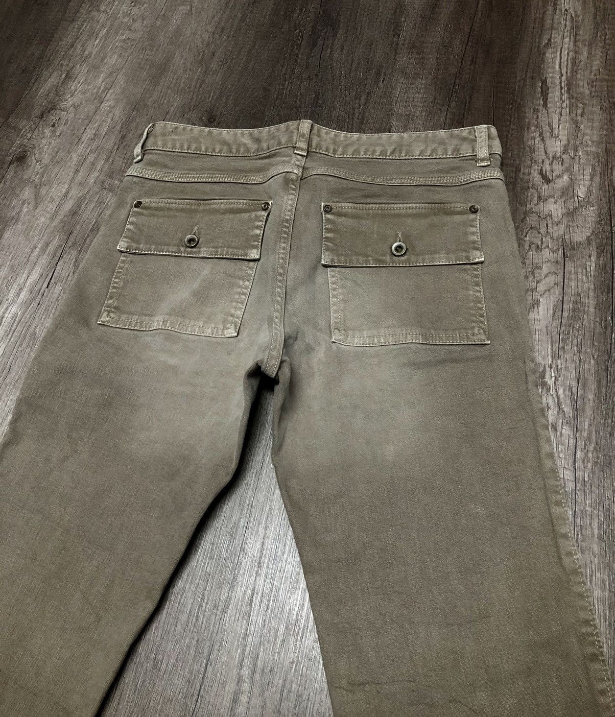 If Six Was Nine × Japanese Brand VINTAGE EDICONSCIOUS BUSH PANTS FLARE BOOTCUT JEANS Size US 30 / EU 46 - 5 Thumbnail