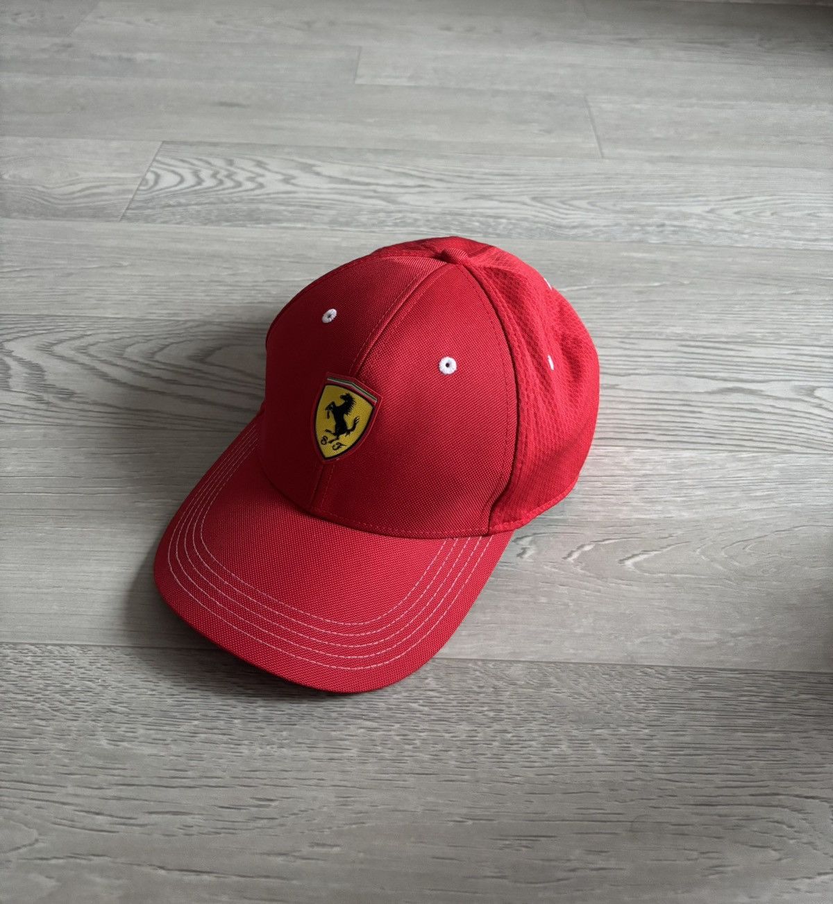 Designer × Ferrari × Puma Vintage Puma Ferrari Red Cap Y2K Racing Size ONE SIZE - 1 Thumbnail