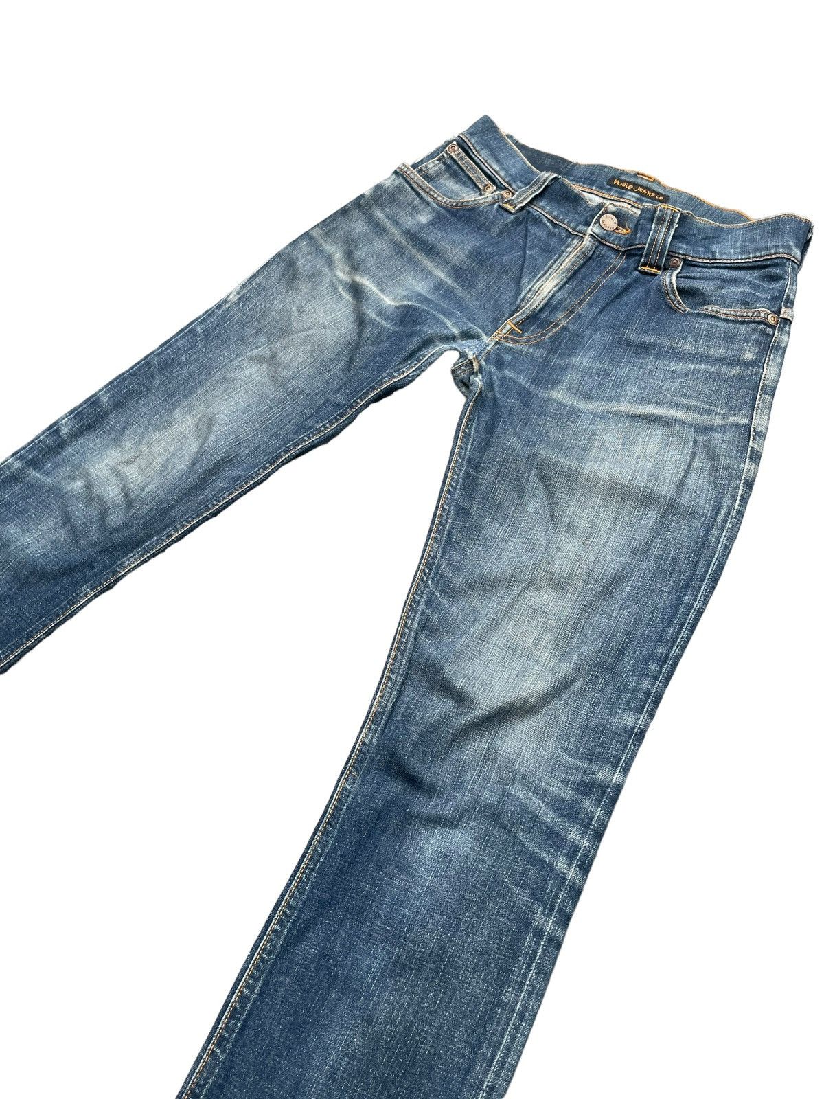 Nudie Jeans Vintage Nudie Faded & Distressed Denim Size US 30 / EU 46 - 2 Thumbnail
