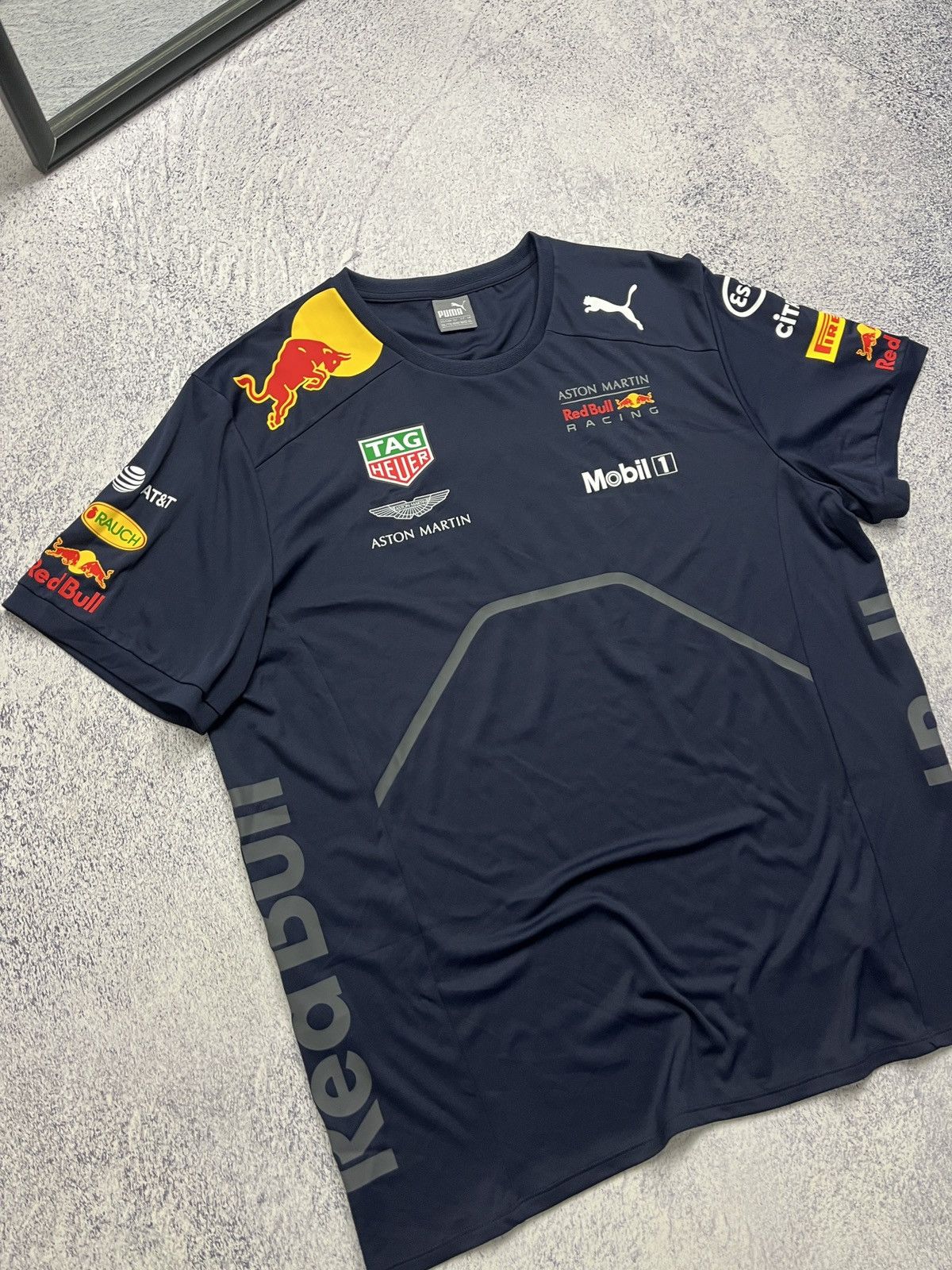 Formula 1 × Puma Aston Martin Racing Red Bull Formula 1 Puma Jersey Rare Size US XXL / EU 58 / 5 - 3 Thumbnail