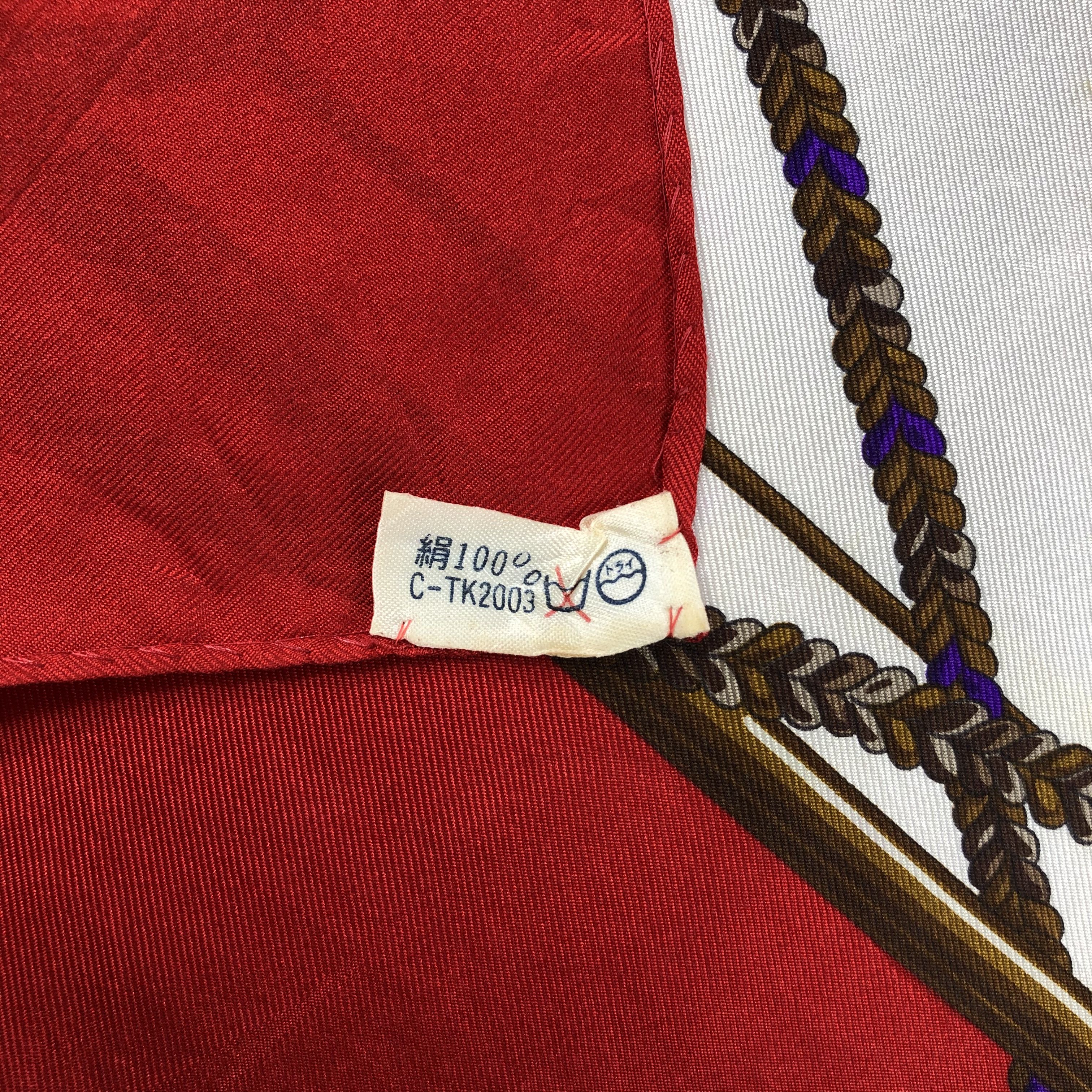 Lancel Vintage Lancel Silk Scarf Size ONE SIZE - 5 Thumbnail