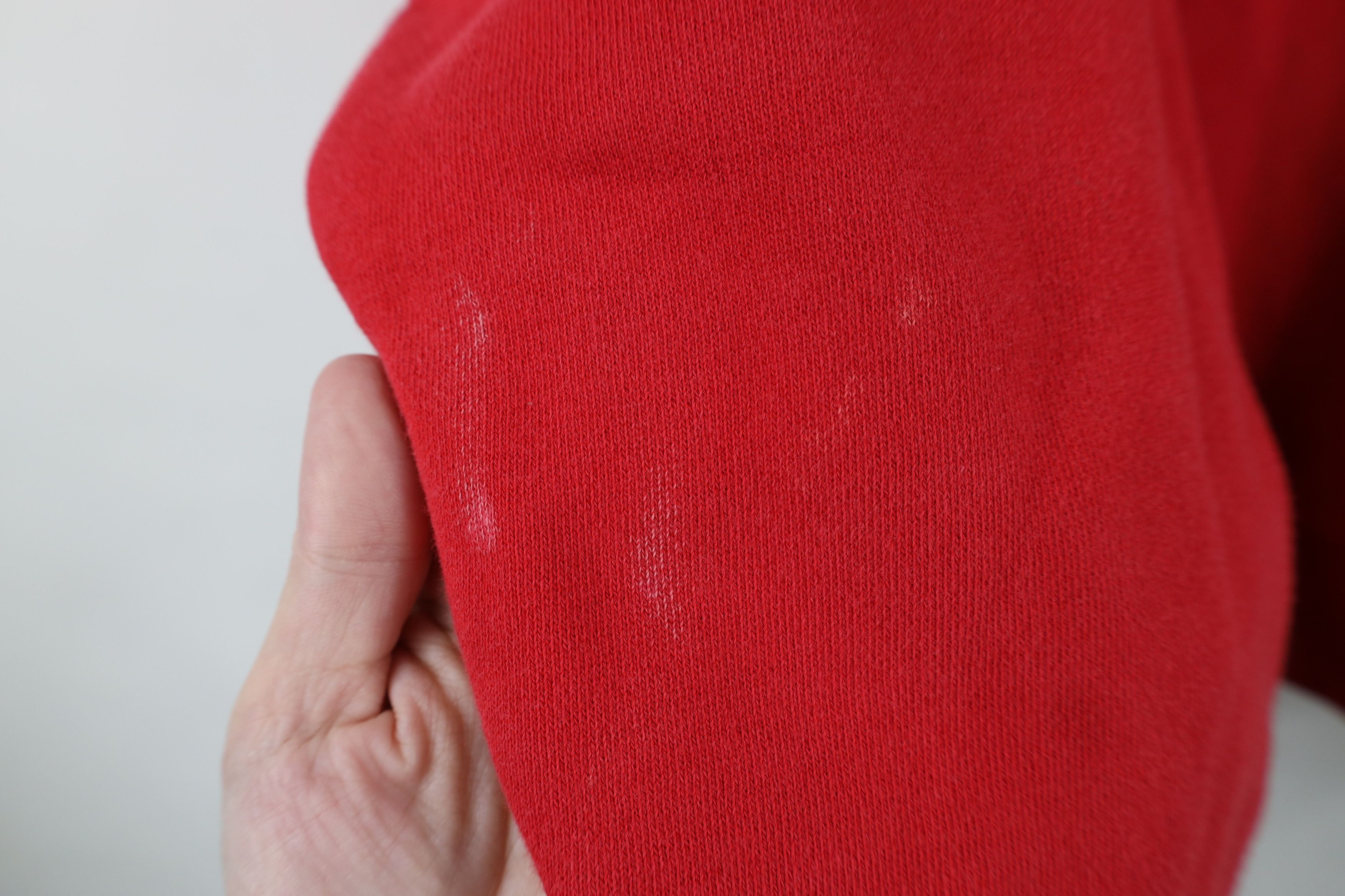 Gap Vintage 90s Gap Faded Spell Out Crewneck Sweatshirt Red Size XXL / US 16-18 / IT 52-54 - 8 Thumbnail