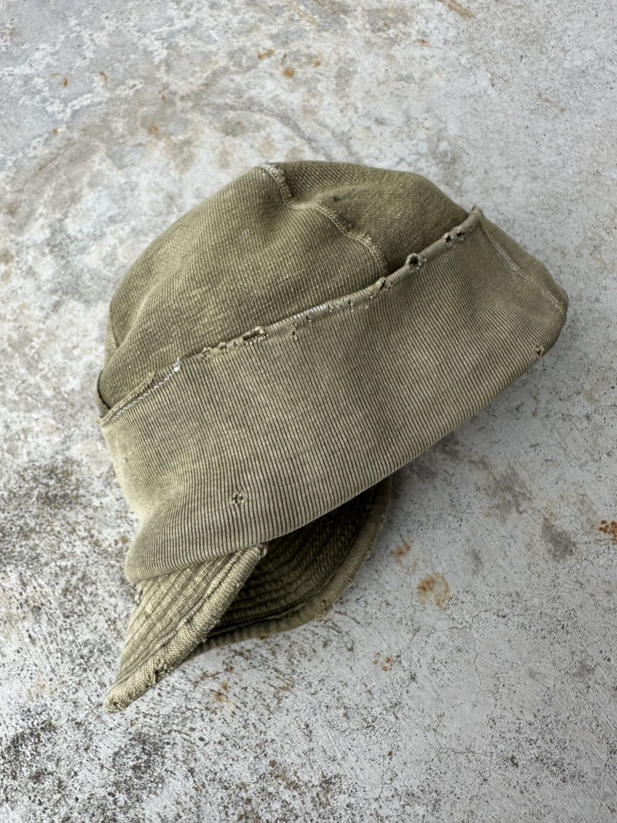 Kapital Conductor Soft Brim Beanie Visor Distressed weathered hat Size ONE SIZE - 15 Thumbnail