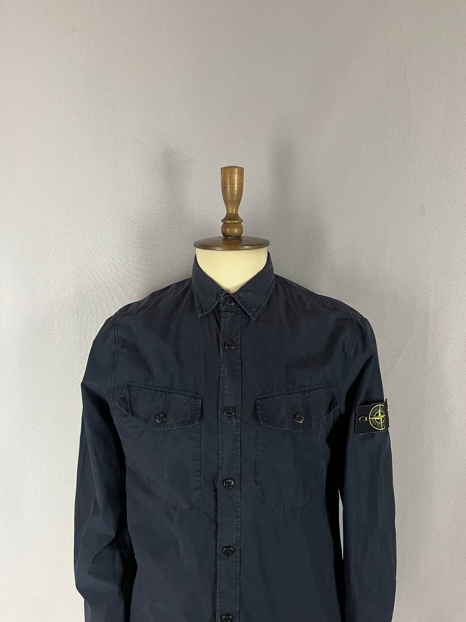 Stone Island Stone Island Navy Over Shirt Jacket Light Size US L / EU 52-54 / 3 - 2 Thumbnail