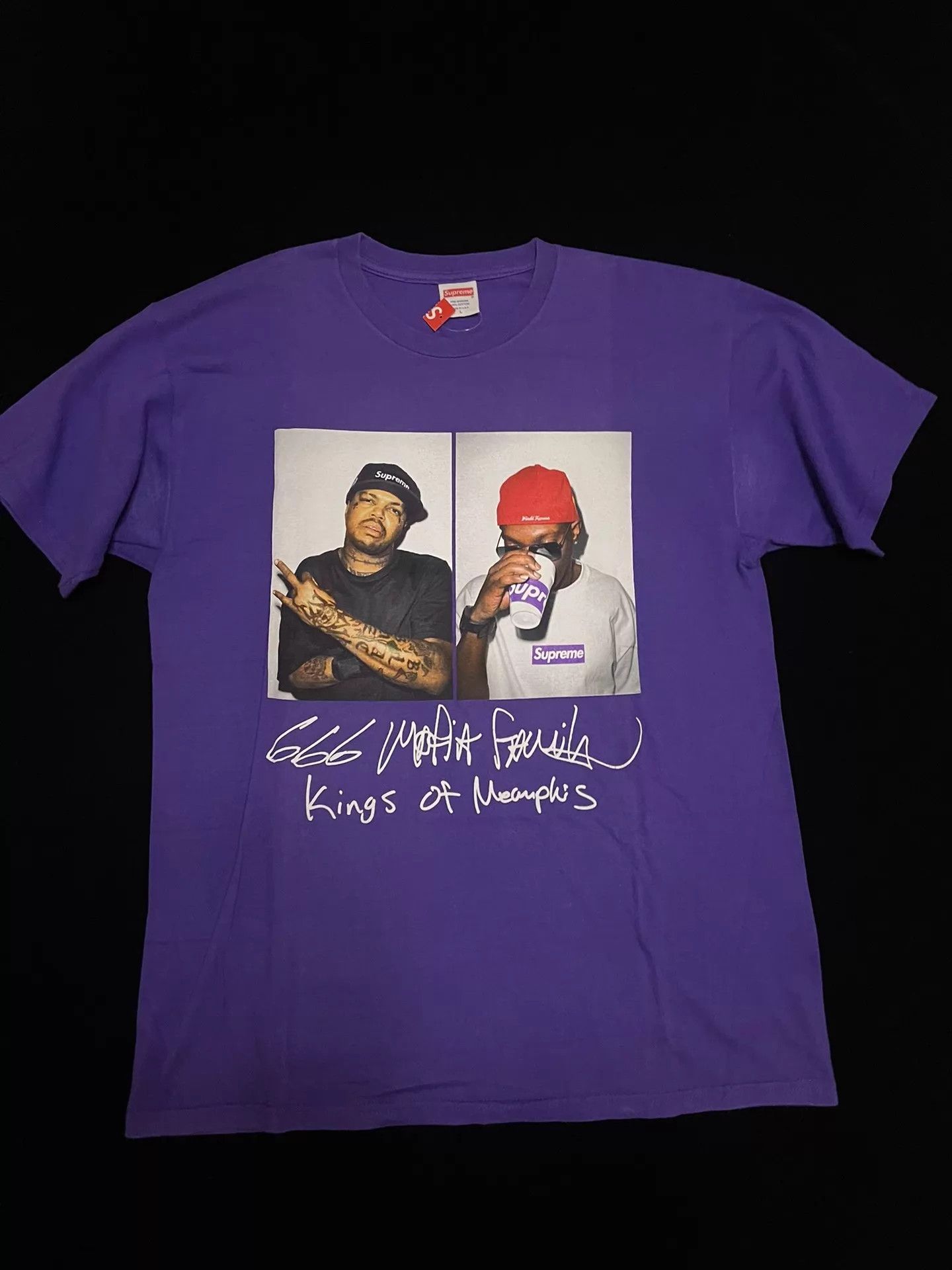 Supreme Supreme 36 Mafia Photo Tee Purple L Size US L / EU 52-54 / 3 - 1 Thumbnail