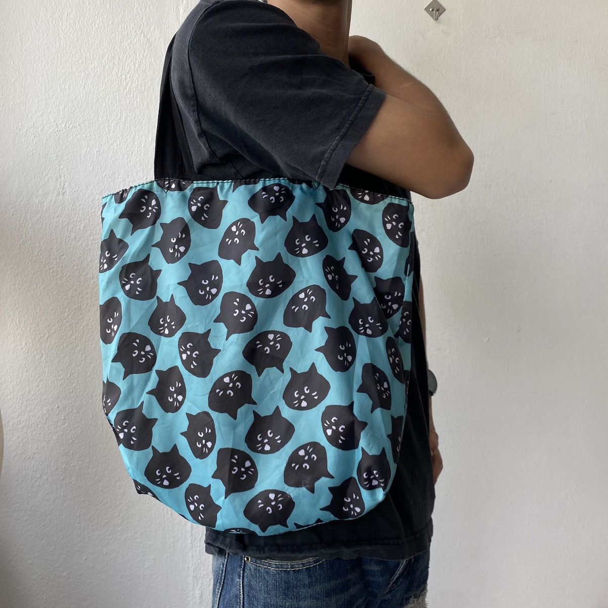 Issey Miyake Ne-Net by Issey Miyake Cat ‘Nya’ Reversible Tote Bag Size ONE SIZE - 9 Thumbnail