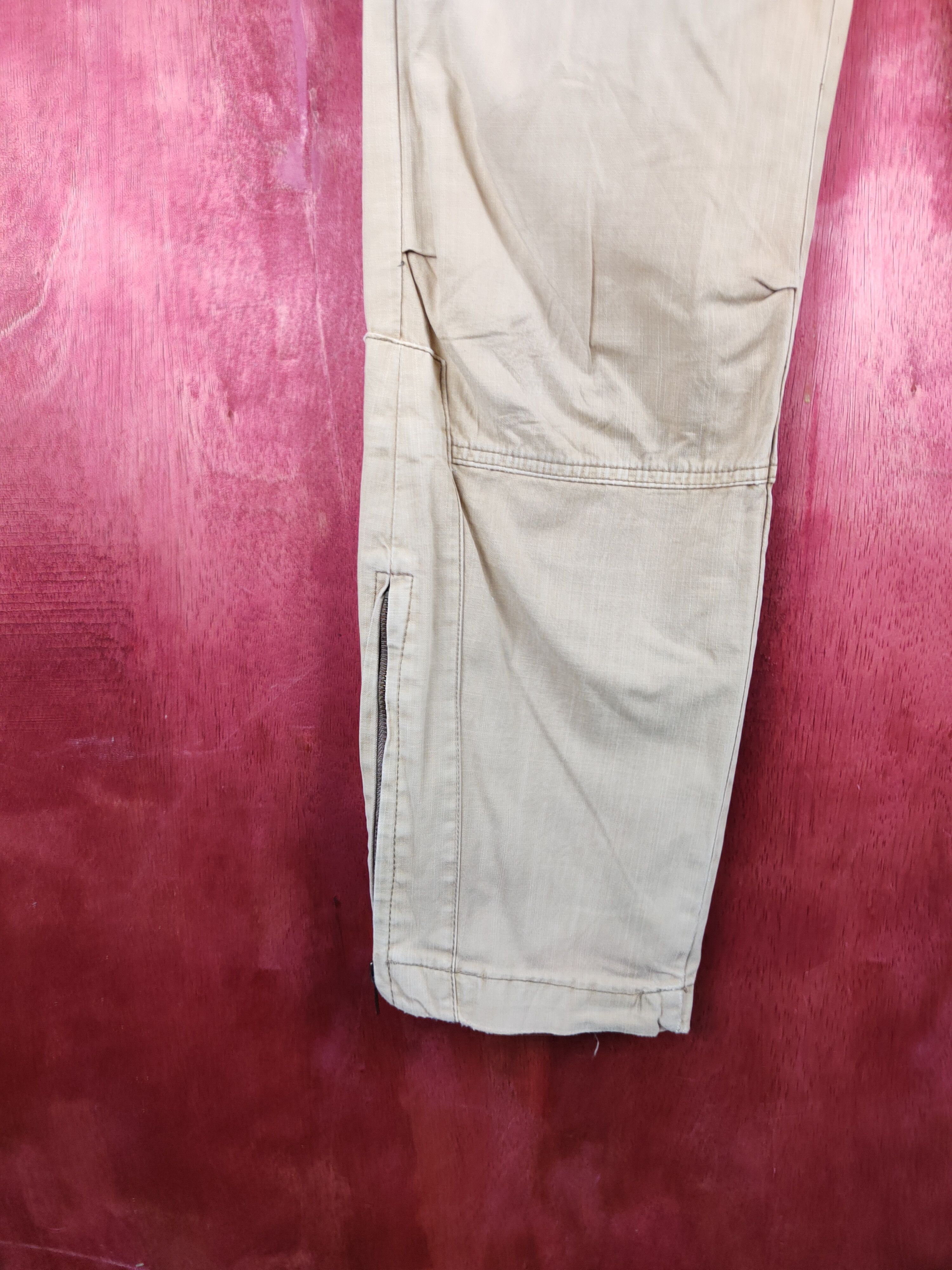 Japanese Brand Ikka Brown Multipocket Tactical Cargo Pants #S2227 Size US 31 - 4 Thumbnail