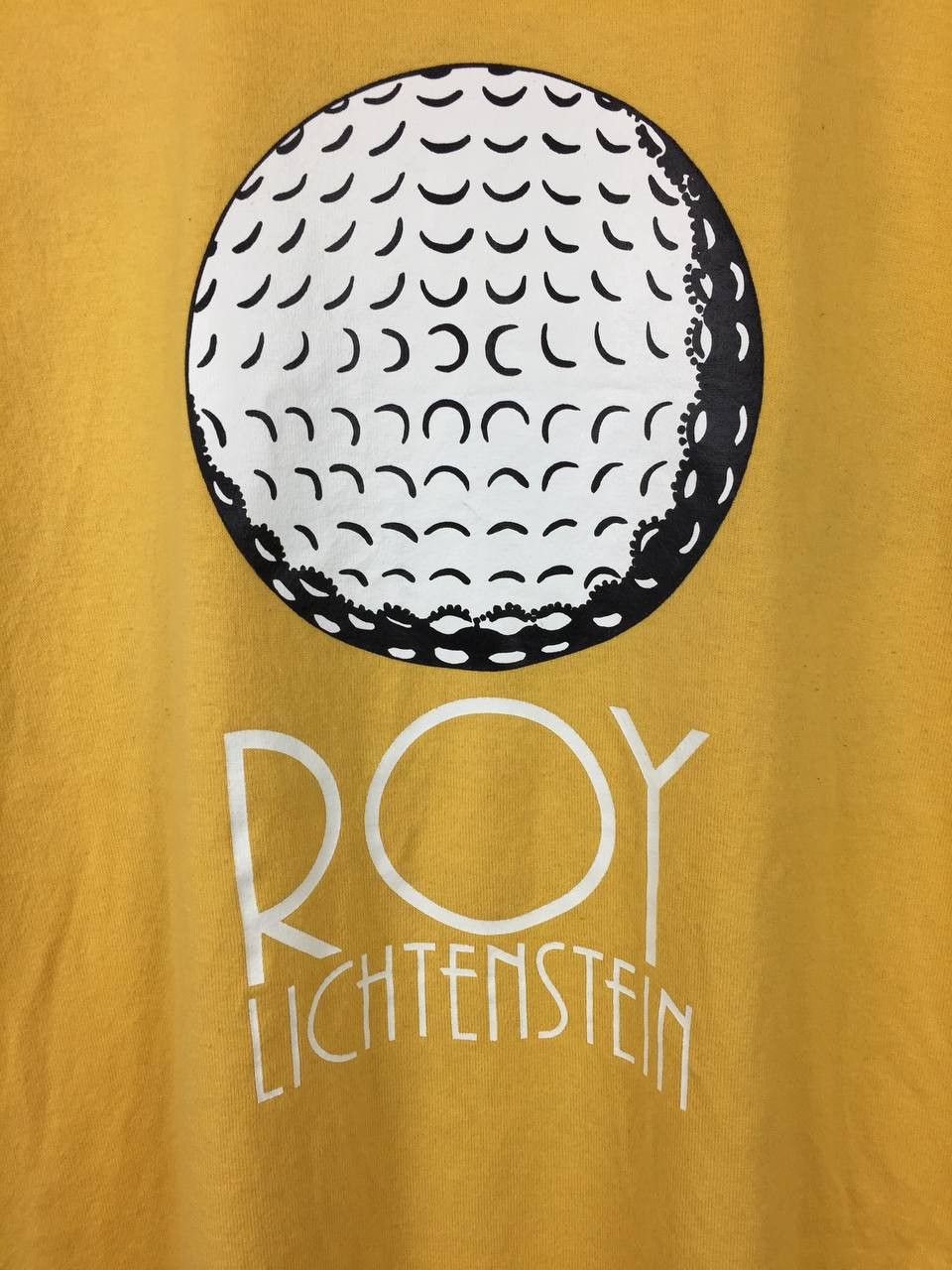 Uniqlo Uniqlo X Roy Lichtenstein Golf Ball Pop Art Tee Size L Size US L / EU 52-54 / 3 - 4 Thumbnail