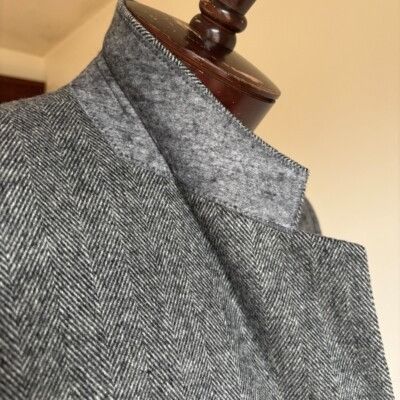Bert Pulitzer Bert Pulitzer Herringbone Wool Blazer Mens Sz 46R VTG Tweed Size 46R - 1 Thumbnail