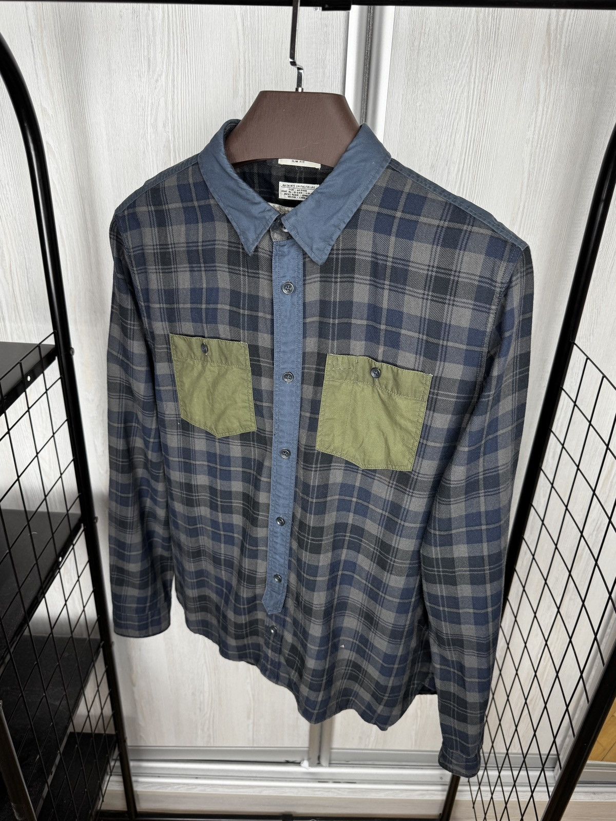 Allsaints Allsaints Spitalfields Slim Fit Admindsen LS Checkered shirt Size US M / EU 48-50 / 2 - 5 Thumbnail