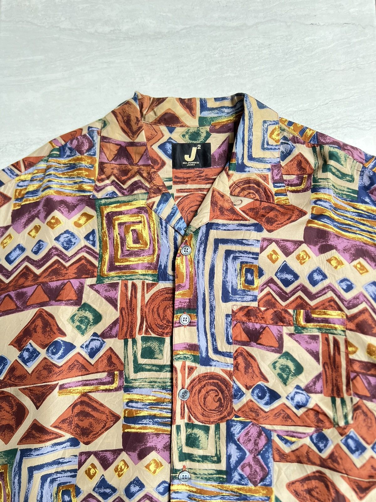 Mr. Junko J2 Mr.JUNKO Jeans Motive Shirt Size US XL / EU 56 / 4 - 3 Thumbnail