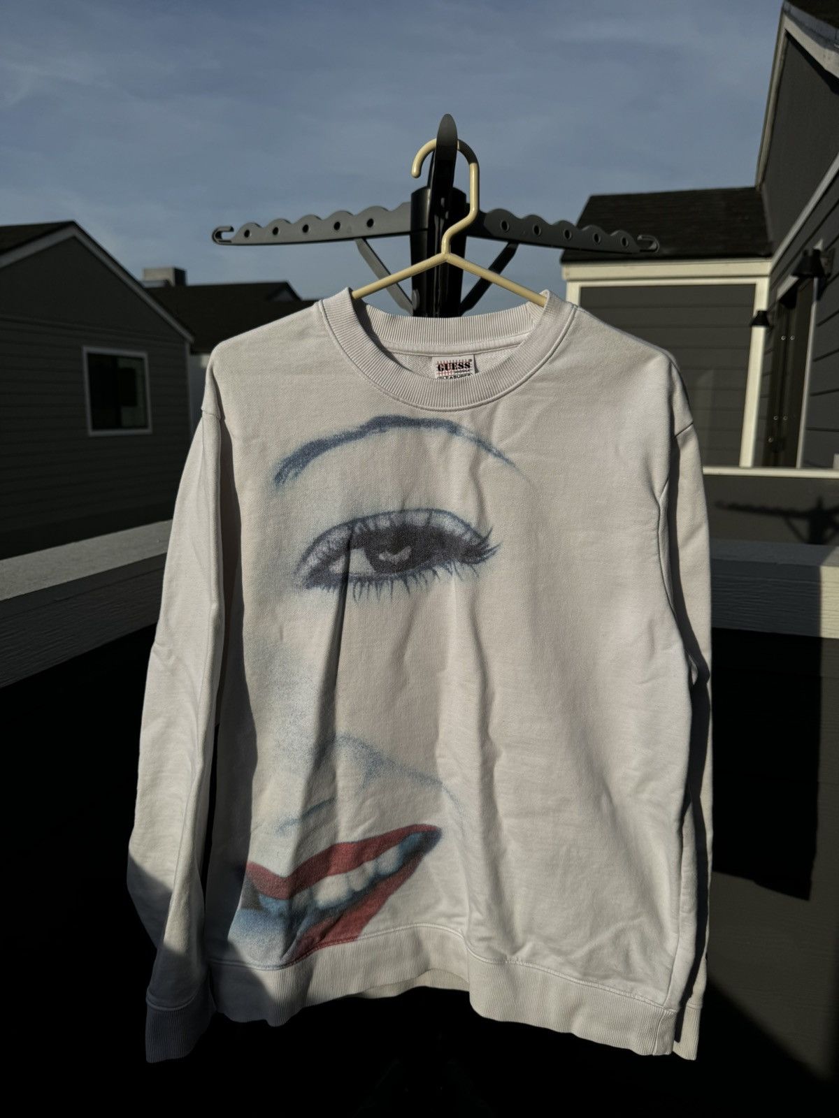 Pleasures x Guess Drew Barrymore White Sweater