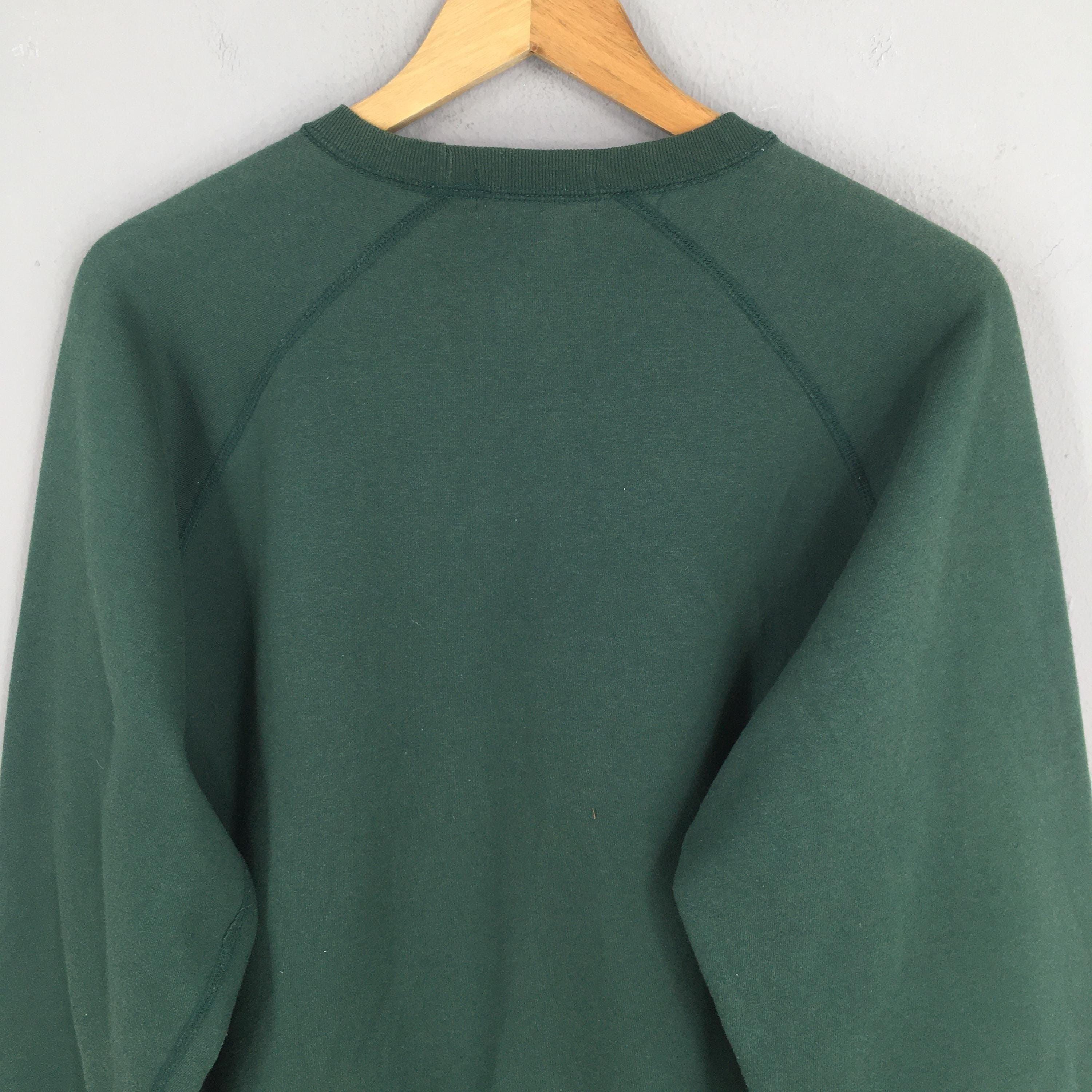 Polo Ralph Lauren × RRL Ralph Lauren × Ralph Lauren Vintage 90s Polo Bear Ralph Lauren Green Sweatshirt Medium Size US M / EU 48-50 / 2 - 9 Thumbnail