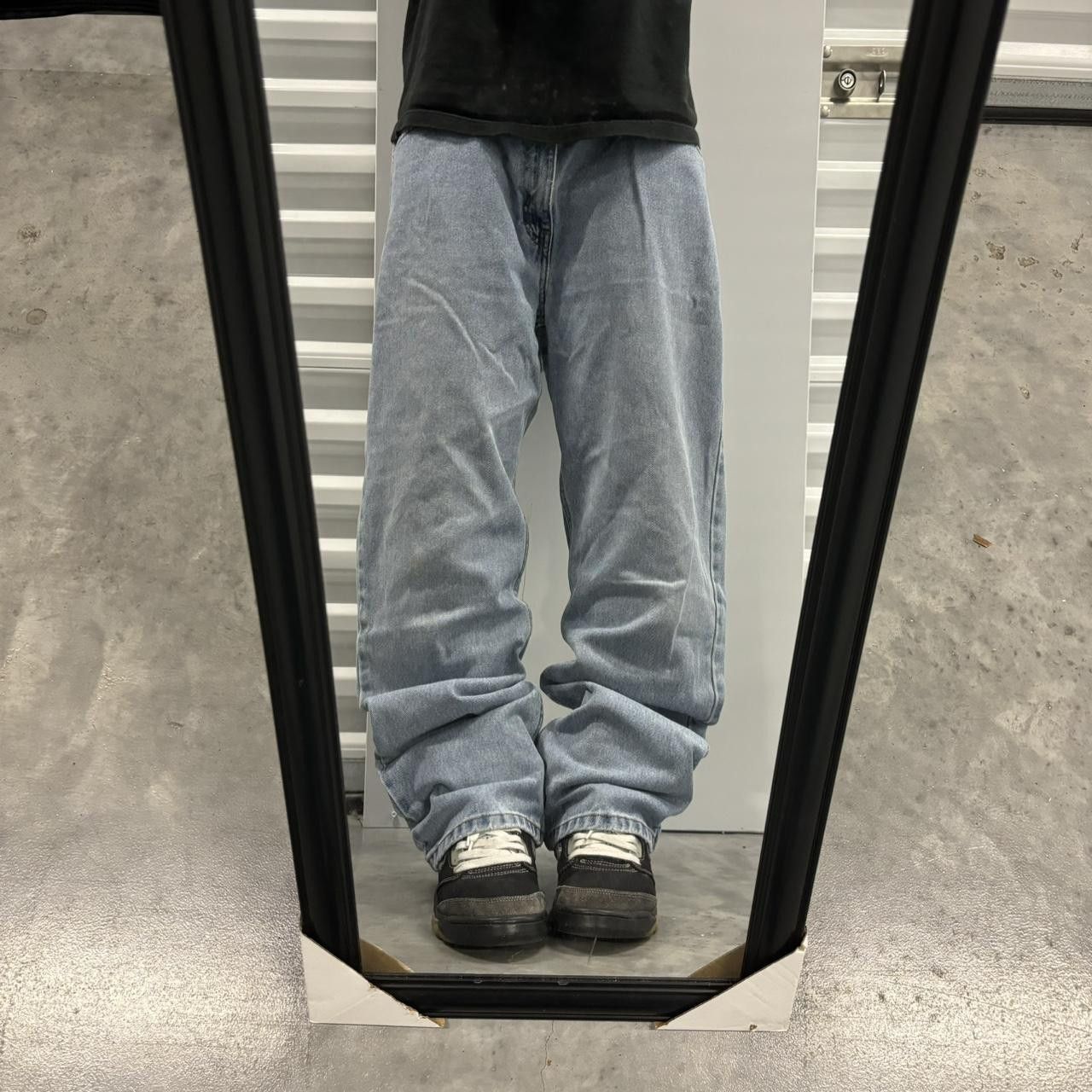 Japanese Brand × Vintage Crazy Vintage Y2K/2000s Light Wash Essential Denim Jeans! Size US 36 / EU 52 - 1 Thumbnail