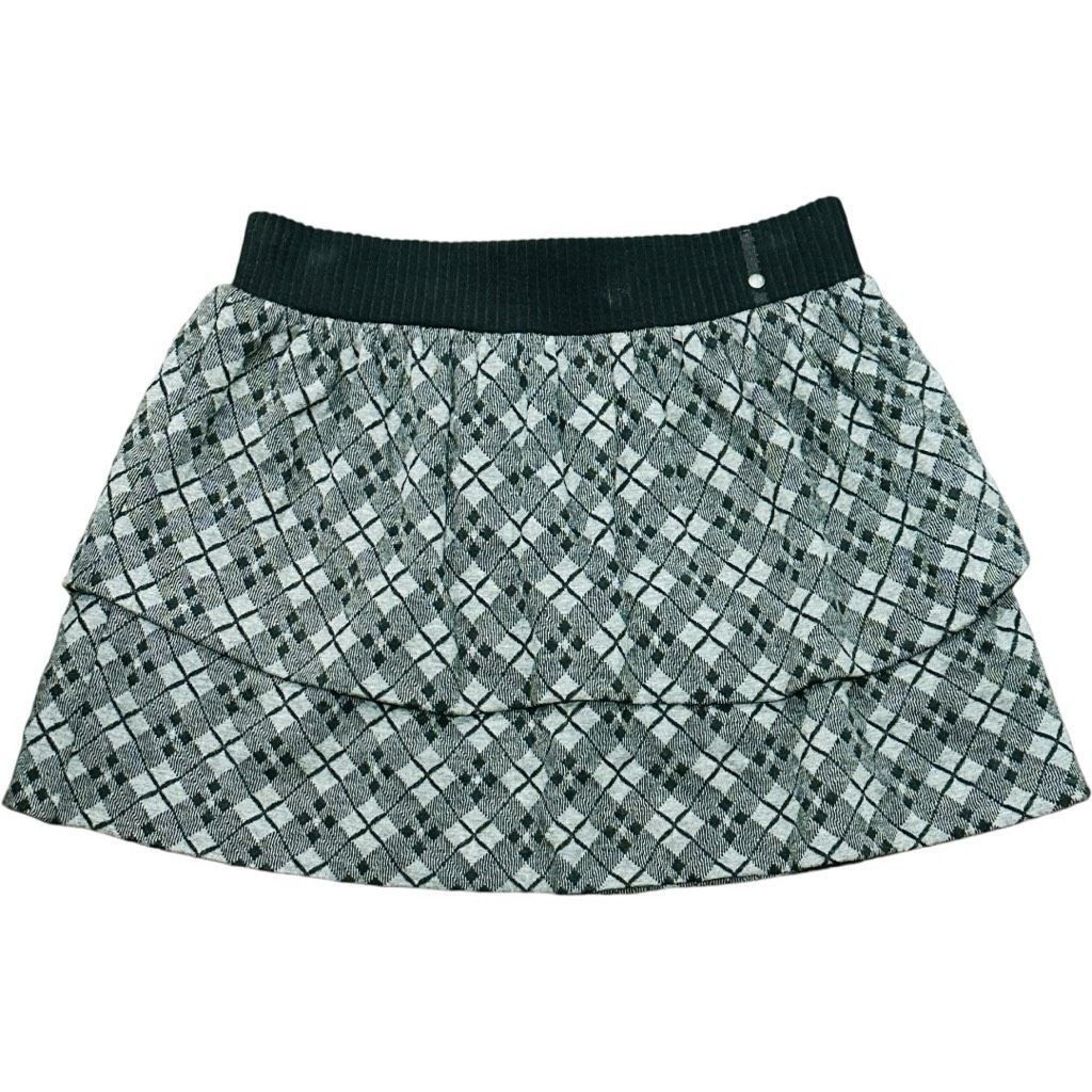 Juicy Couture JUICY COUTURE Gray Grey Black Plaid Wool Cotton Elastic Wais Size 27" / US 4 / IT 40 - 1 Thumbnail