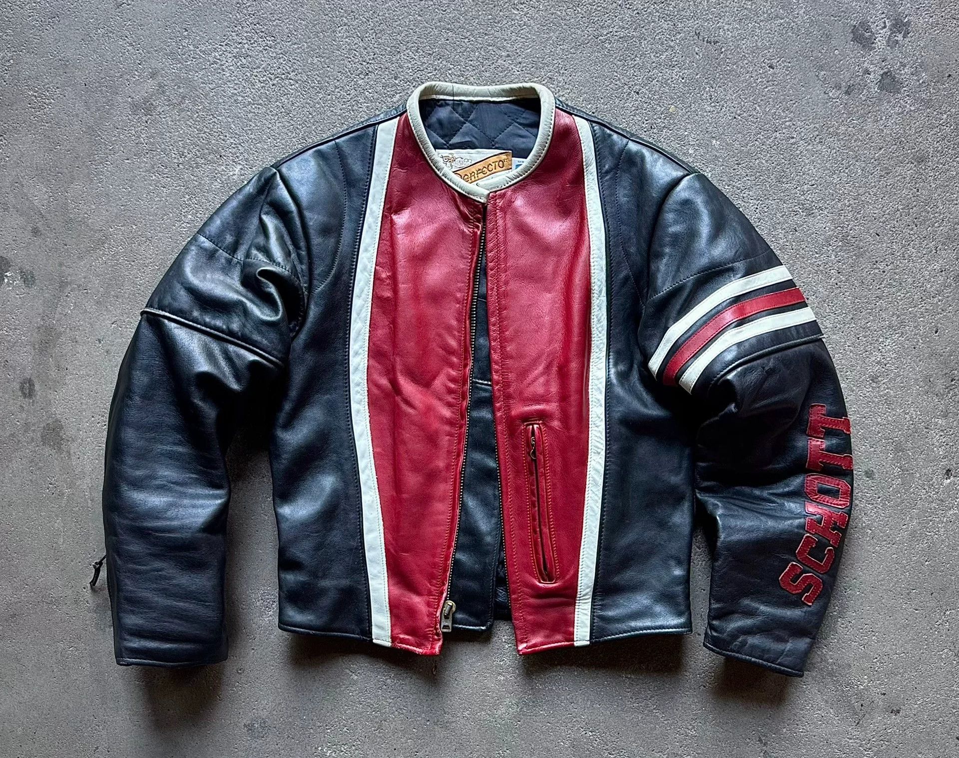 Vintage Vintage Schott 1980s-1990s Leather Jacket Size US M / EU 48-50 / 2 - 1 Thumbnail