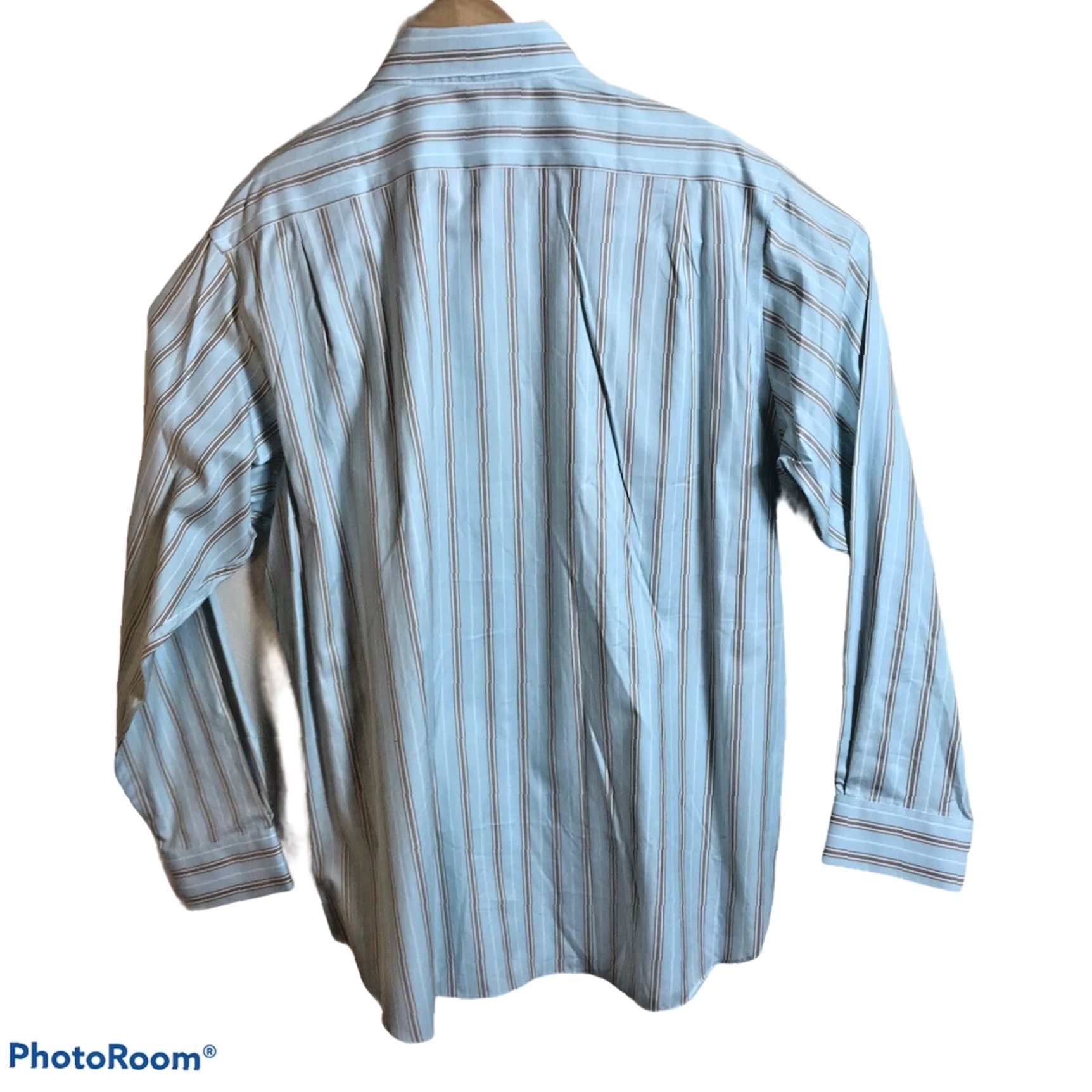 Hart Schaffner Marx Hart Schaffner Marx Shirt Mens XL Striped Sport Casual Mint Green NEW Size US XL / EU 56 / 4 - 5 Thumbnail