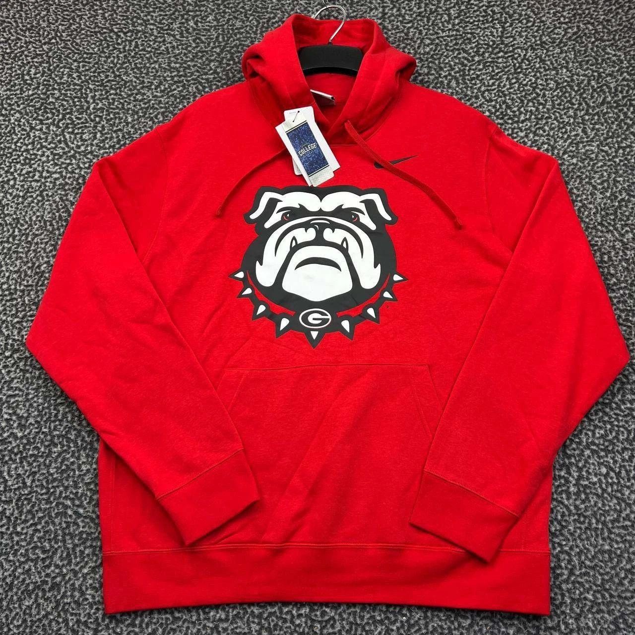 Nike Nike Hoodie Men Red Georgia Bulldogs NCAA Pullover New L Size US L / EU 52-54 / 3 - 1 Thumbnail