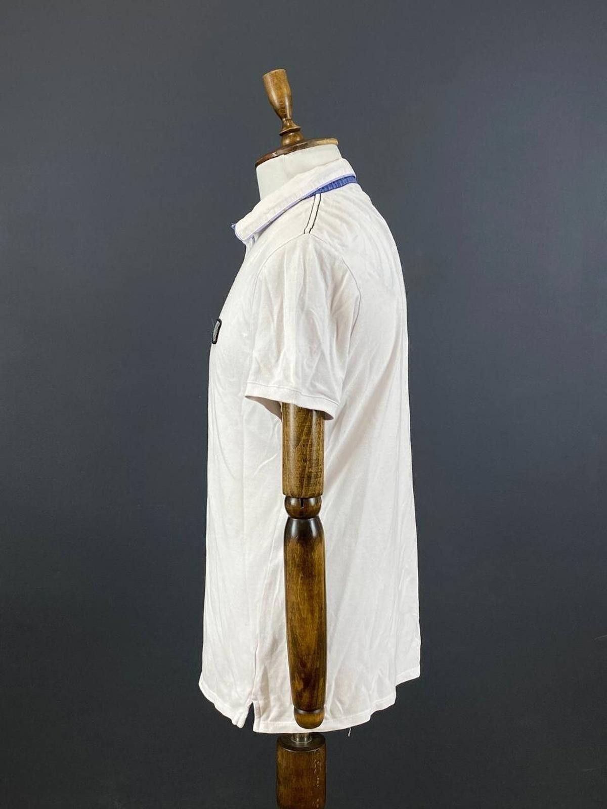 Von Dutch Von Dutch White 100% Cotton Collared Popover Polo Shirt Size US M / EU 48-50 / 2 - 6 Thumbnail