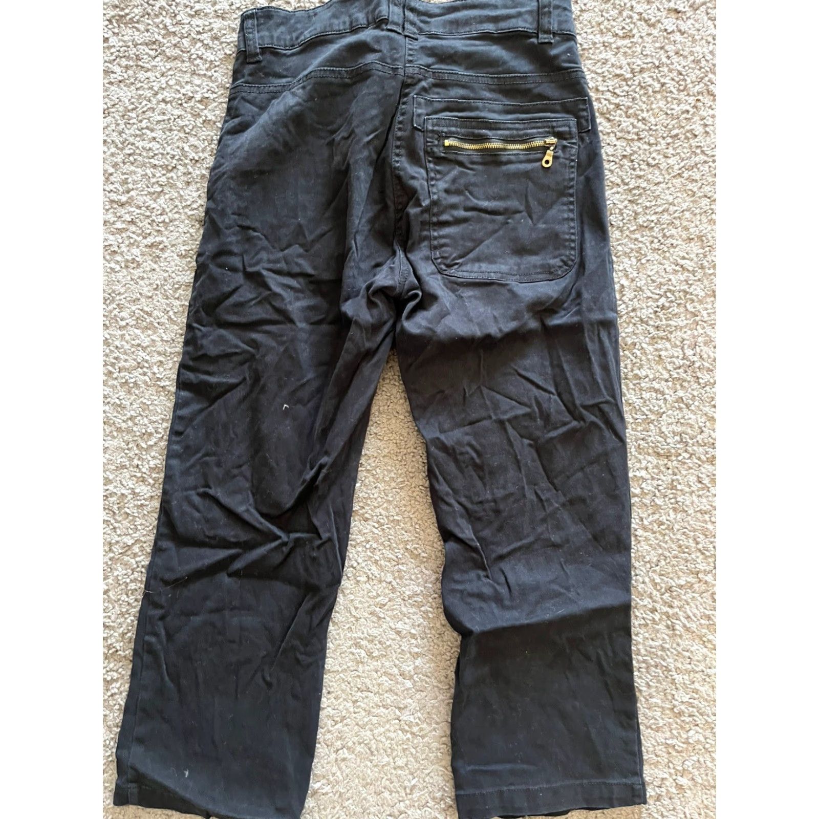 H&M H&M Pants Women 6 Black Capri Mid Rise 22" Inseam 5-Pocket Cotton Crop Beach Womens Size 28" / US 6 / IT 42 - 3 Thumbnail