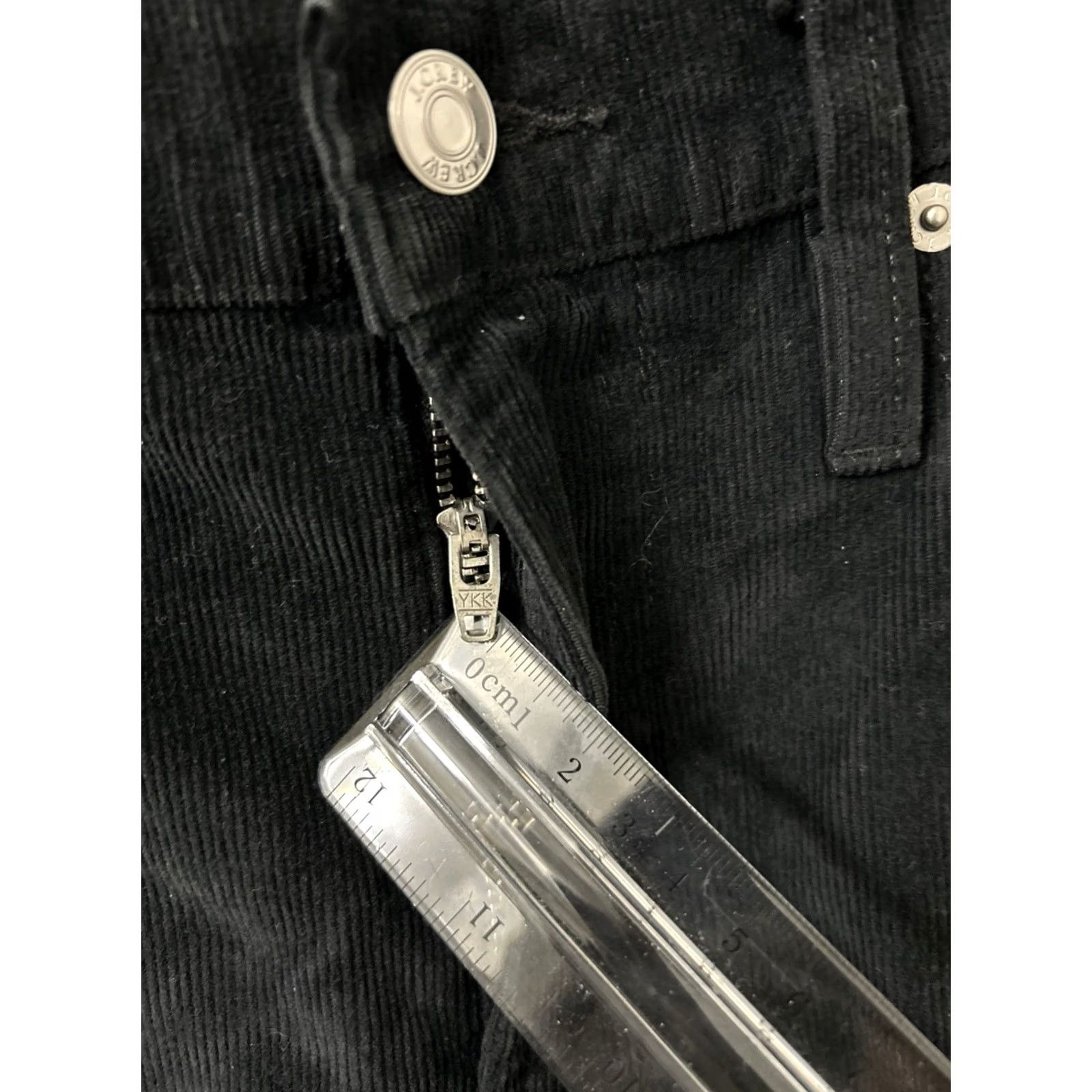 Vintage VINTAGE J Crew Slim Straight Corduroy Pants Womens 31x28 Black NWT 18 MSRP Size 24" / US 00 / IT 34 - 6 Thumbnail