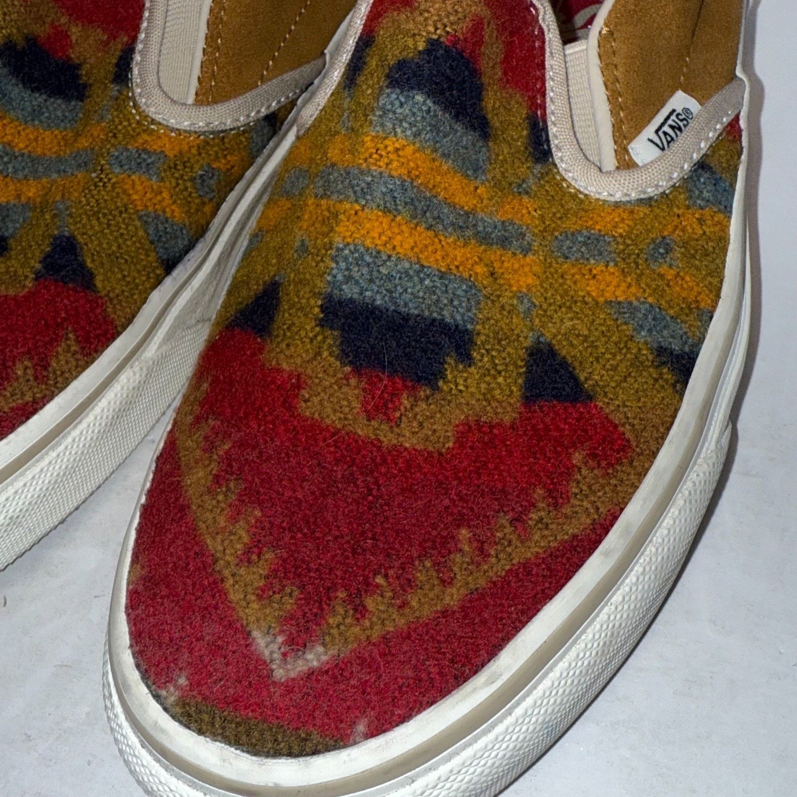 Vans RARE Vans All Nations Skate Jam Slip On Sz 5.5 Van Doren Size US 5.5 / EU 38 - 4 Thumbnail