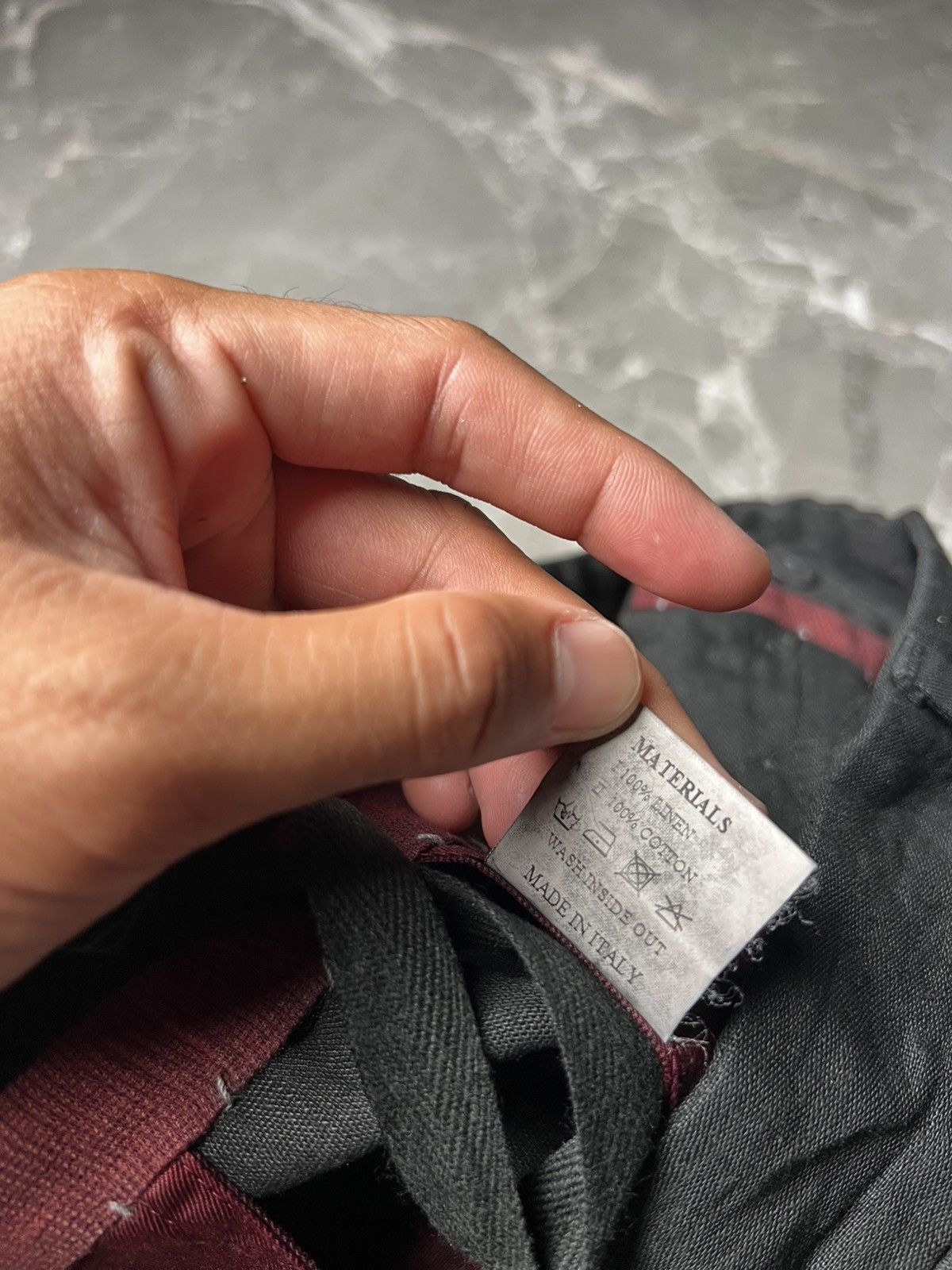 Layer-0 Layer-0 Five Pocket Black Linen Trousers Pants Size US 32 / EU 48 - 7 Thumbnail