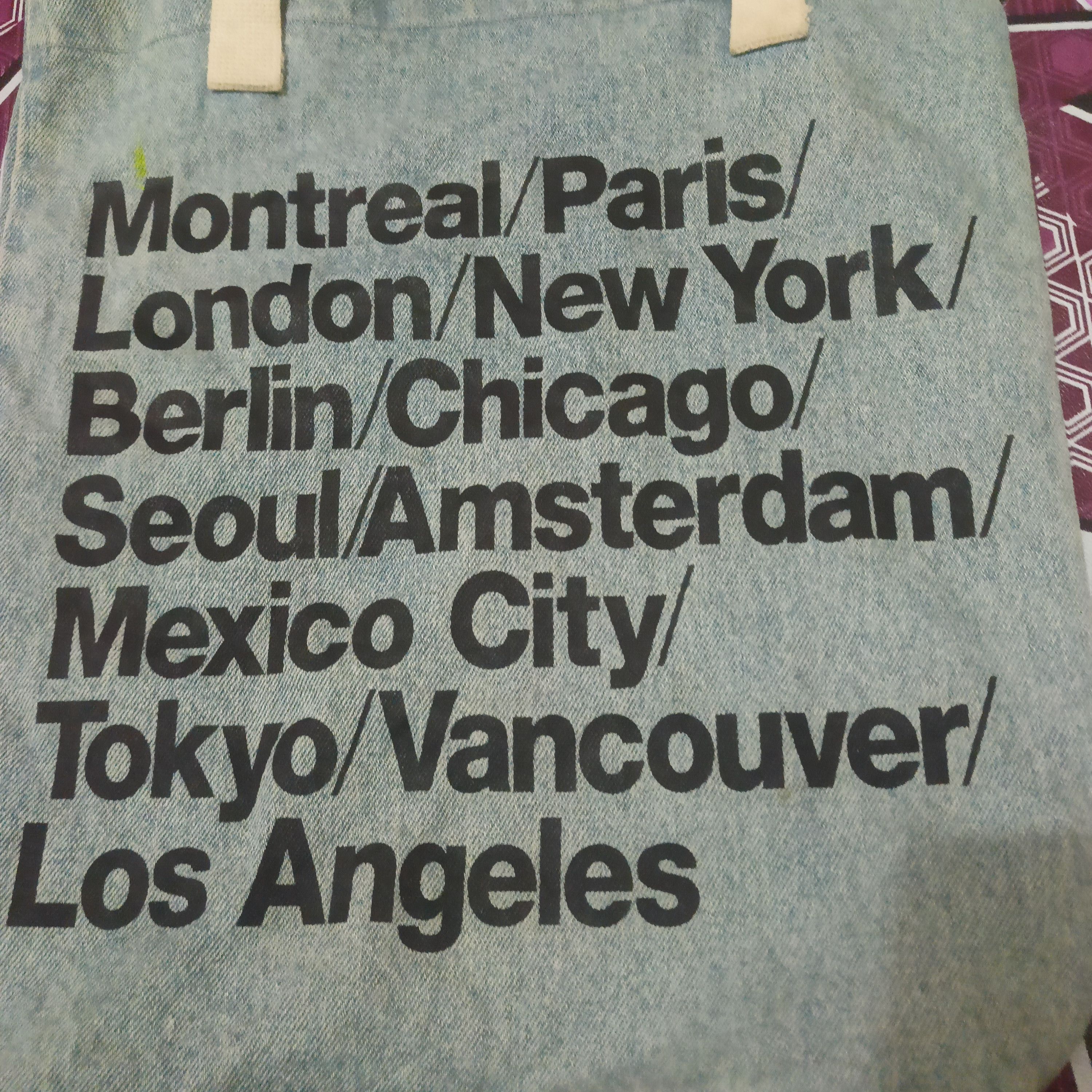 American Apparel Vtg American Apparel Denim Tote Bag Size ONE SIZE - 8 Thumbnail