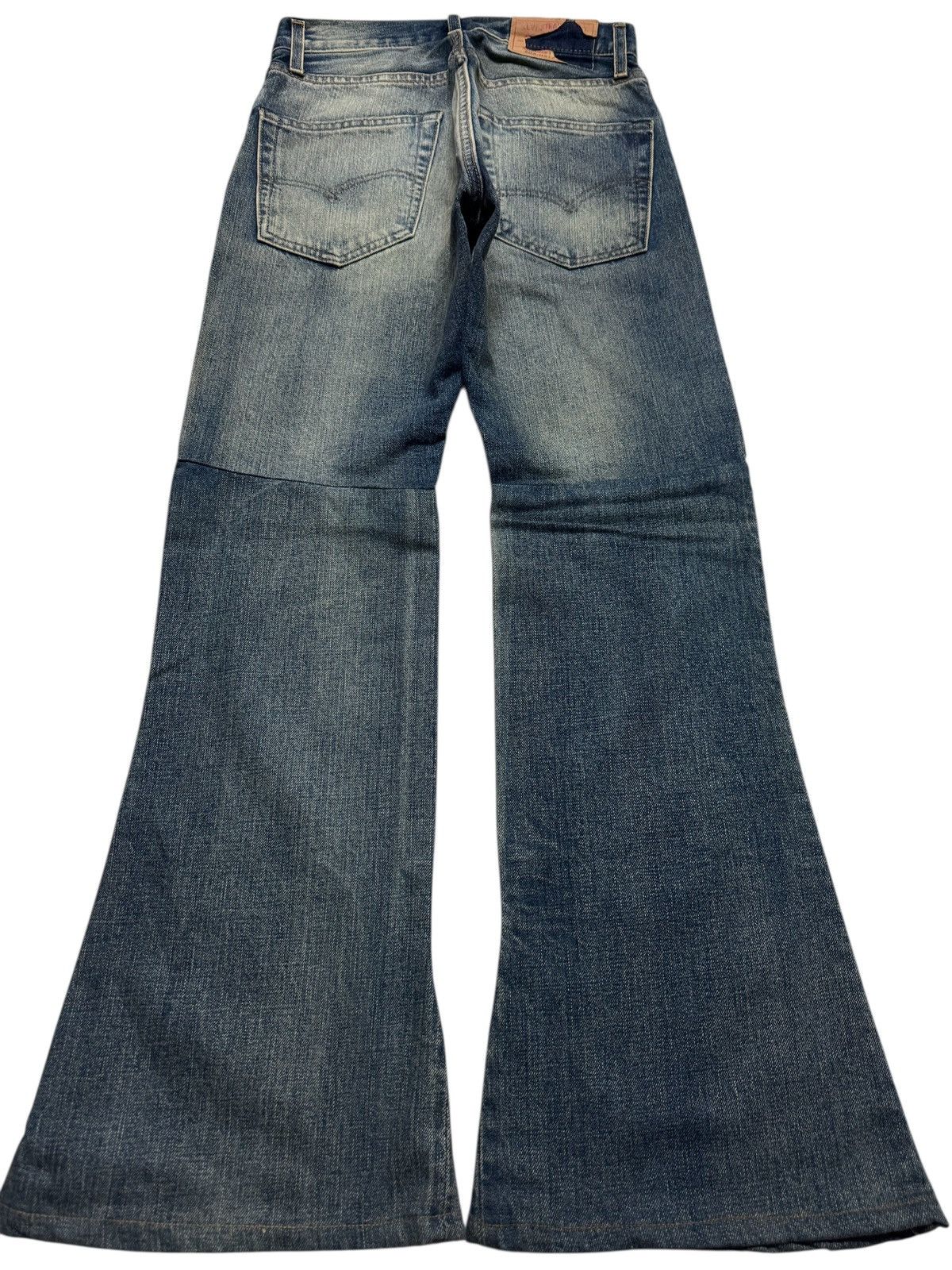 Levi's 💥RARE SELVEDGE💥LEVI'S ( LVC ) 505 BELL BOTTOM BIG E MUDWASH Size US 26 / EU 42 - 3 Thumbnail