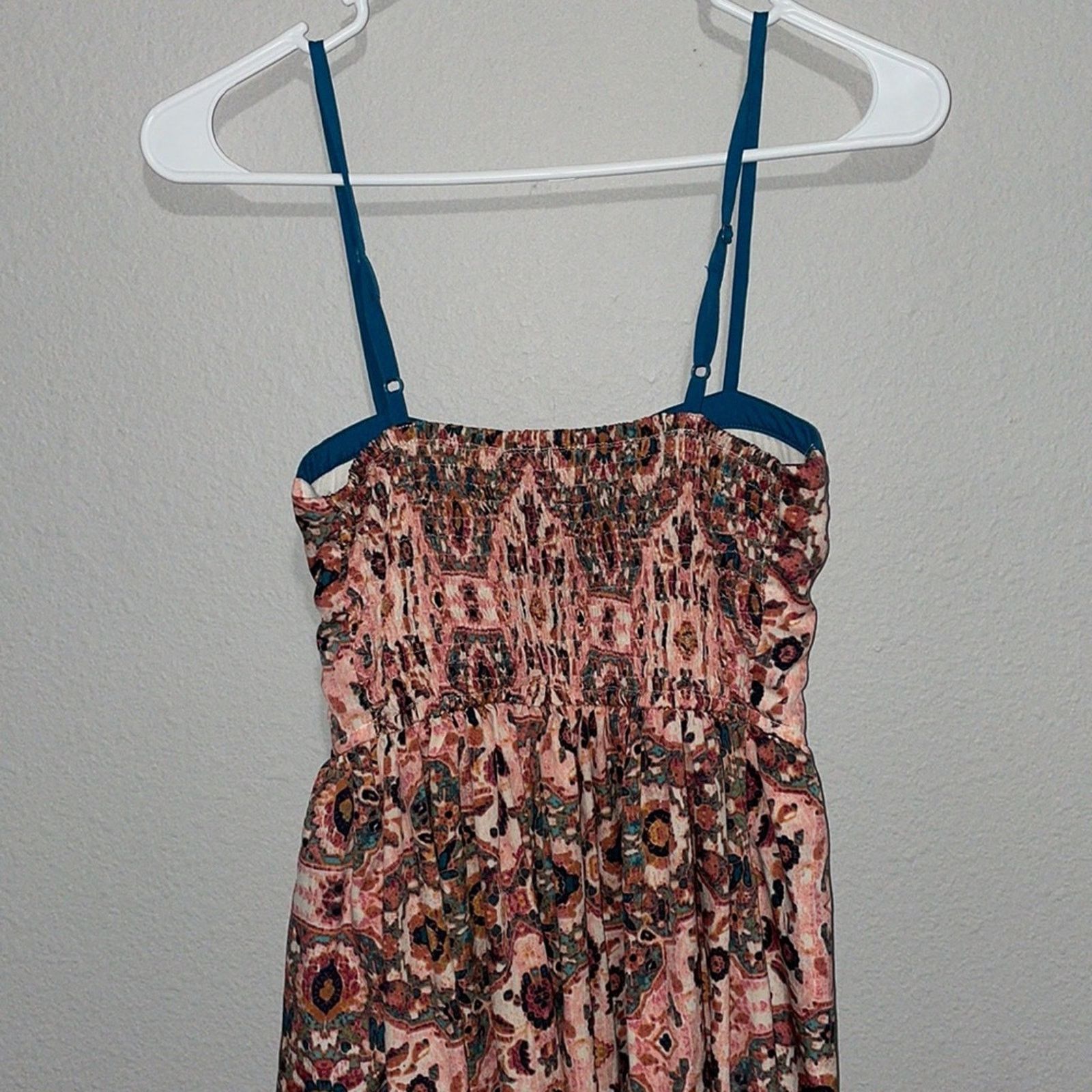 Urban Outfitters Band of Gypsies Mini Dress XS Smocked Tribal Aztec Printed Size XS / US 0-2 / IT 36-38 - 4 Thumbnail