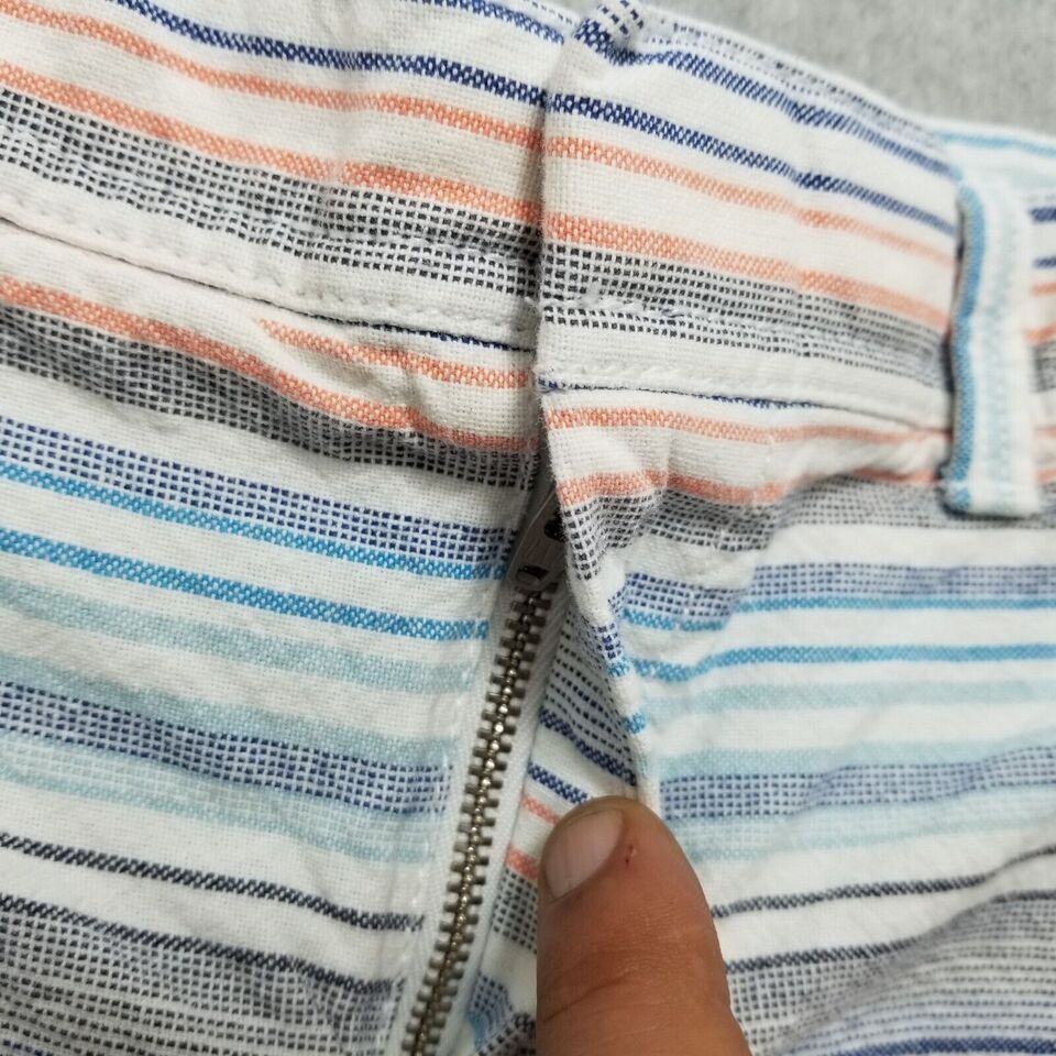 Gap Gap Shorts Womens 0 Striped Chino Casual Lightweight Size 25" / US 0 / IT 36 - 5 Thumbnail