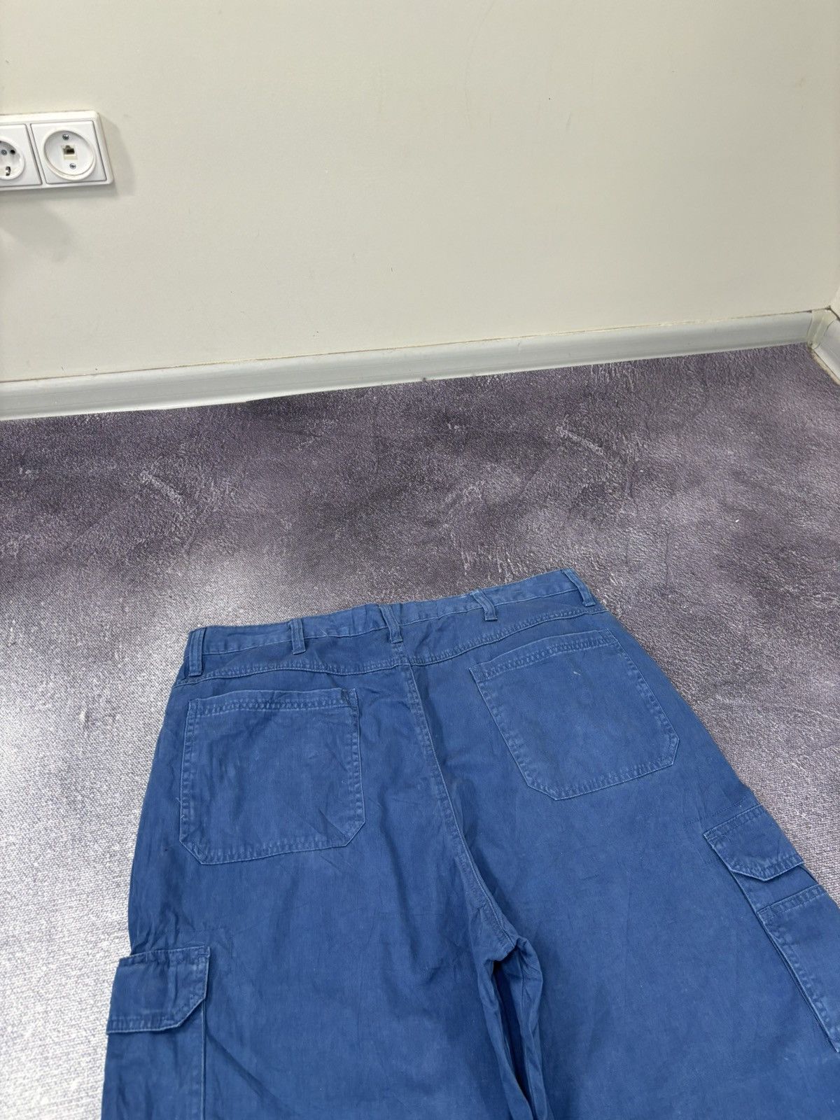 Wrangler Vintage Wrangler Utility USA Hype Blue Baggy Cargo Shorts Size US 38 / EU 54 - 13 Thumbnail