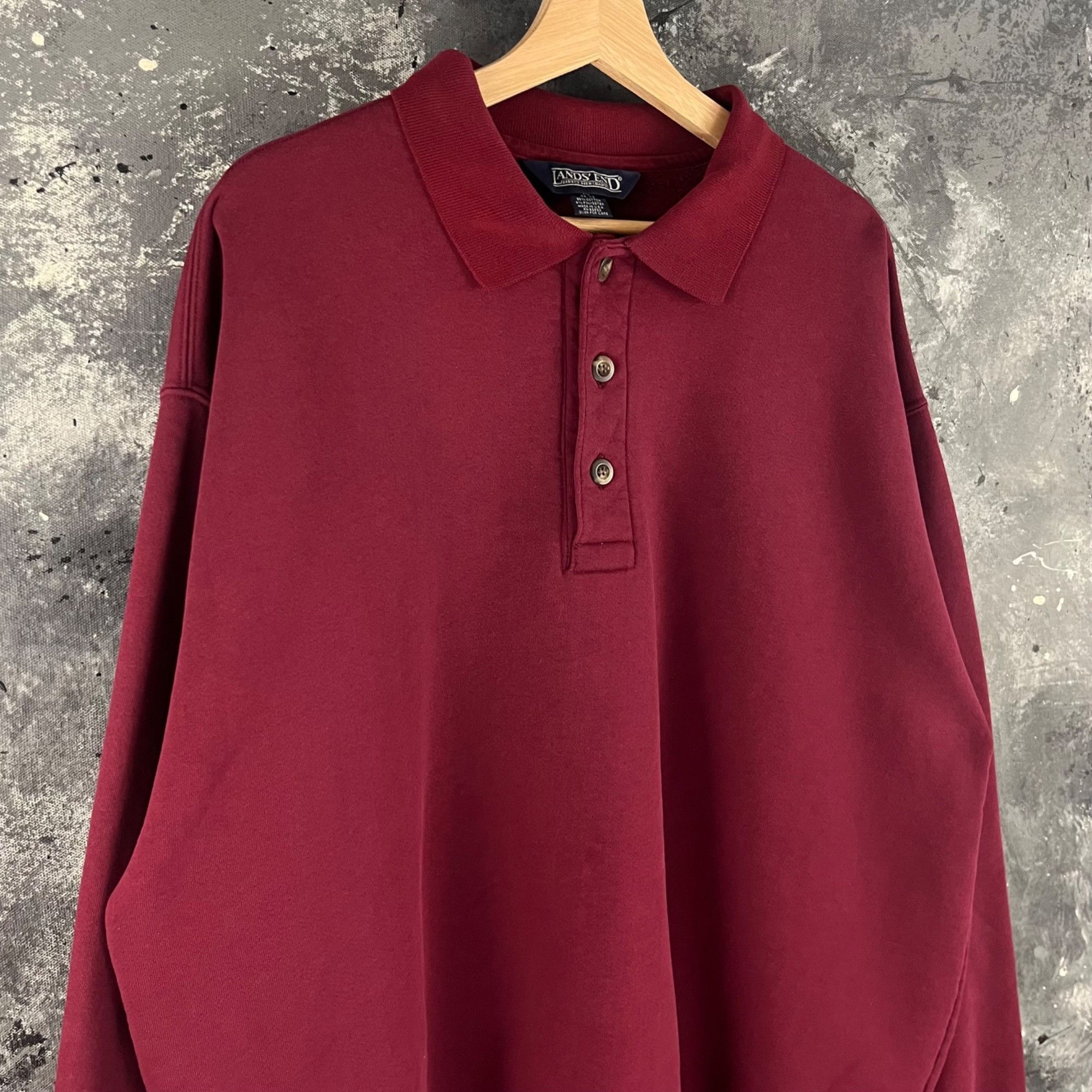 Lands' End × Vintage Vintage 90’s Lands End sweatshirt Size US XL / EU 56 / 4 - 2 Thumbnail