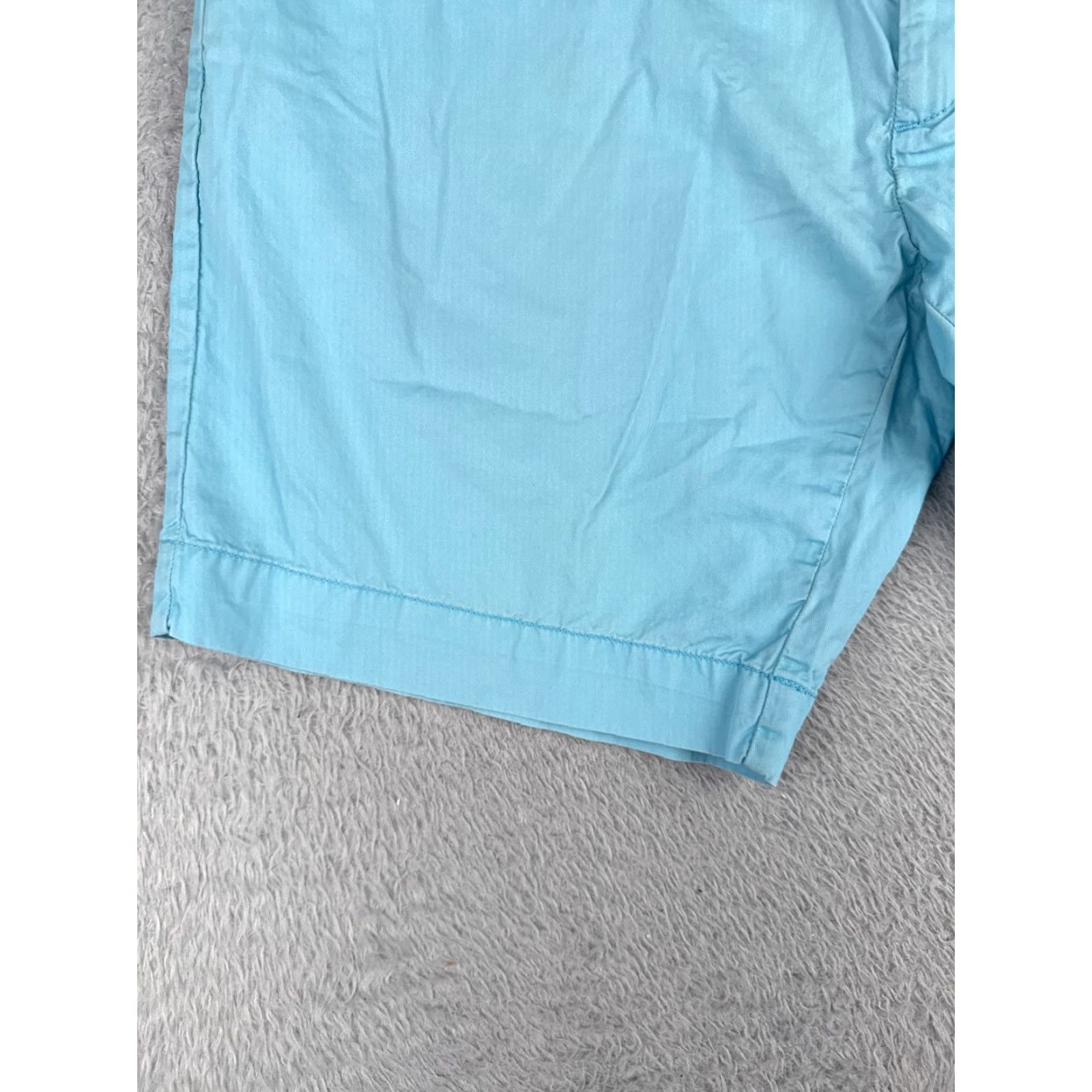 Polo Ralph Lauren Polo Ralph Lauren Mens Shorts Chino 38 Blue Cotton Nylon Cotton Blend Zip Pockets Classic Flat Front Casual Size US M / EU 48-50 / 2 - 3 Thumbnail